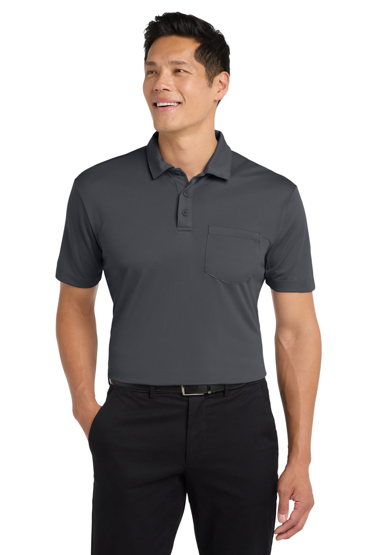 Port Authority K540P Silk Touch Performance Pocket Polo Wholesale Blank