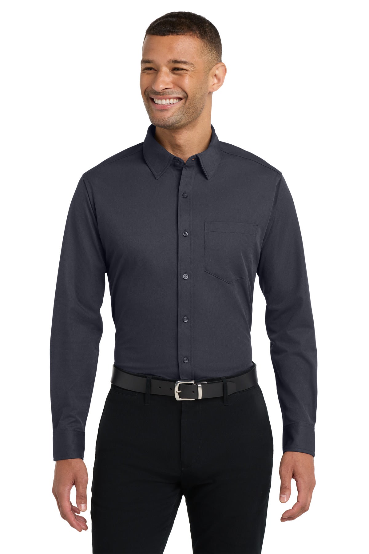 Port Authority ® Dimension Knit Dress Shirt. K570 - Port Authority K570