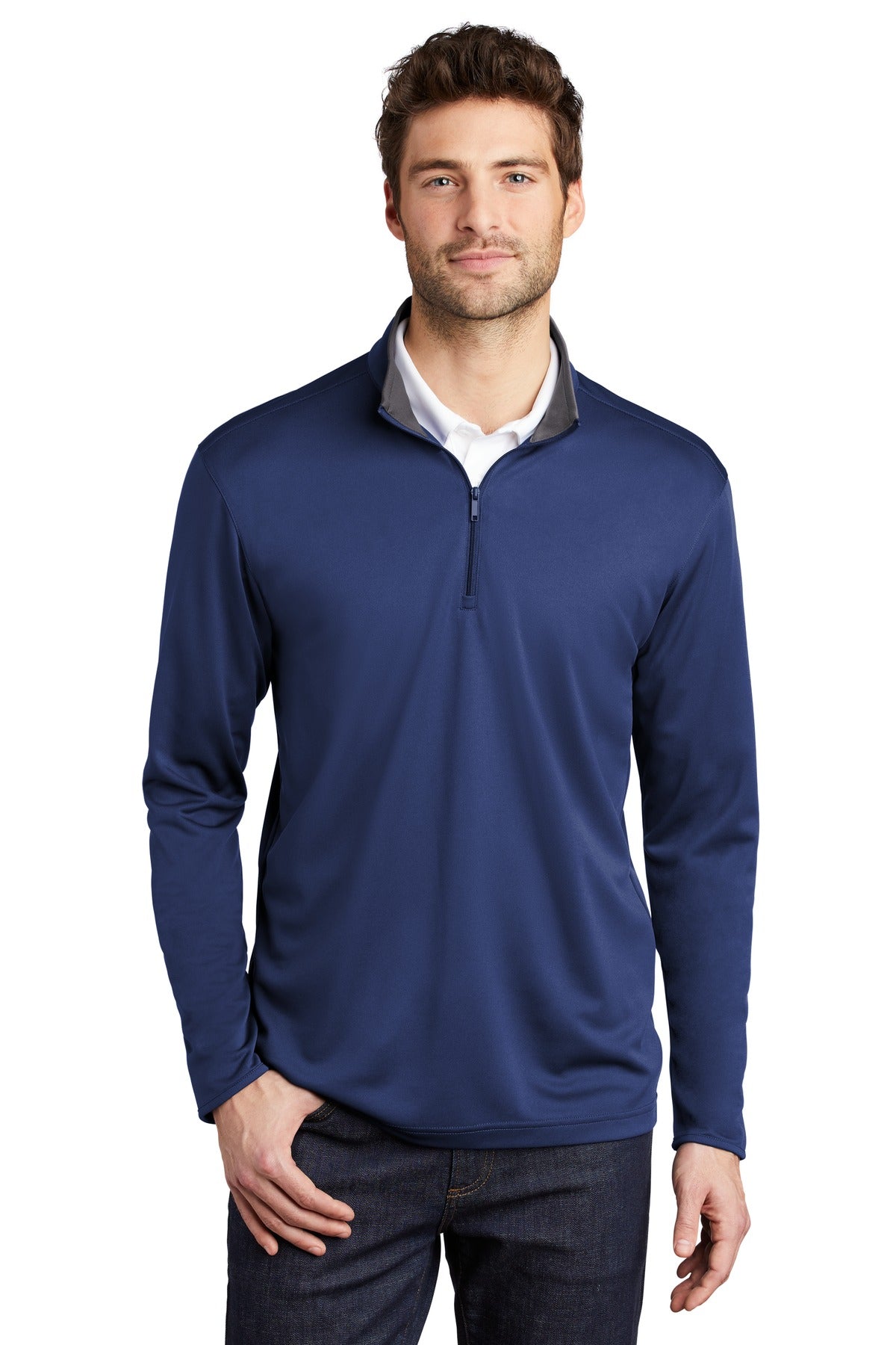 Port Authority K584 Silk Touch Performance 1/4-Zip Wholesale Blank
