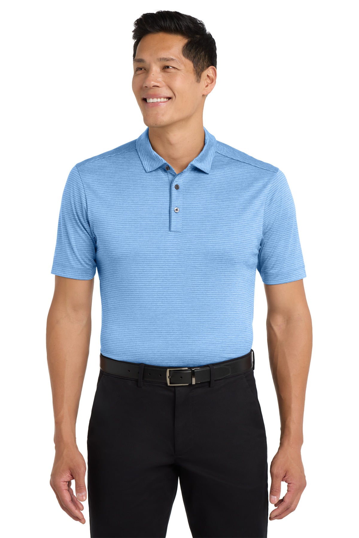 Port Authority K585 Shadow Stripe Polo | Wholesale