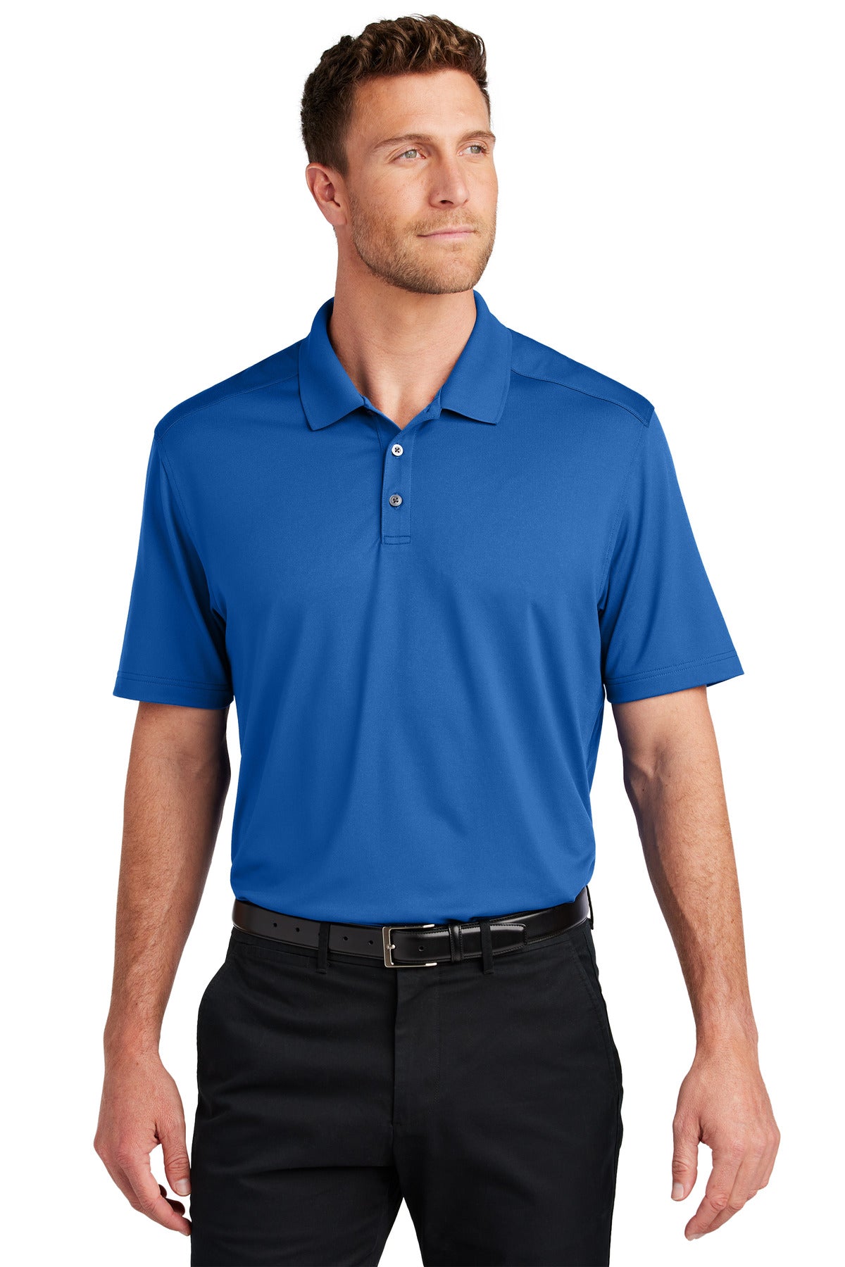 Port Authority K683 City Stretch Flat Knit Polo | Wholesale