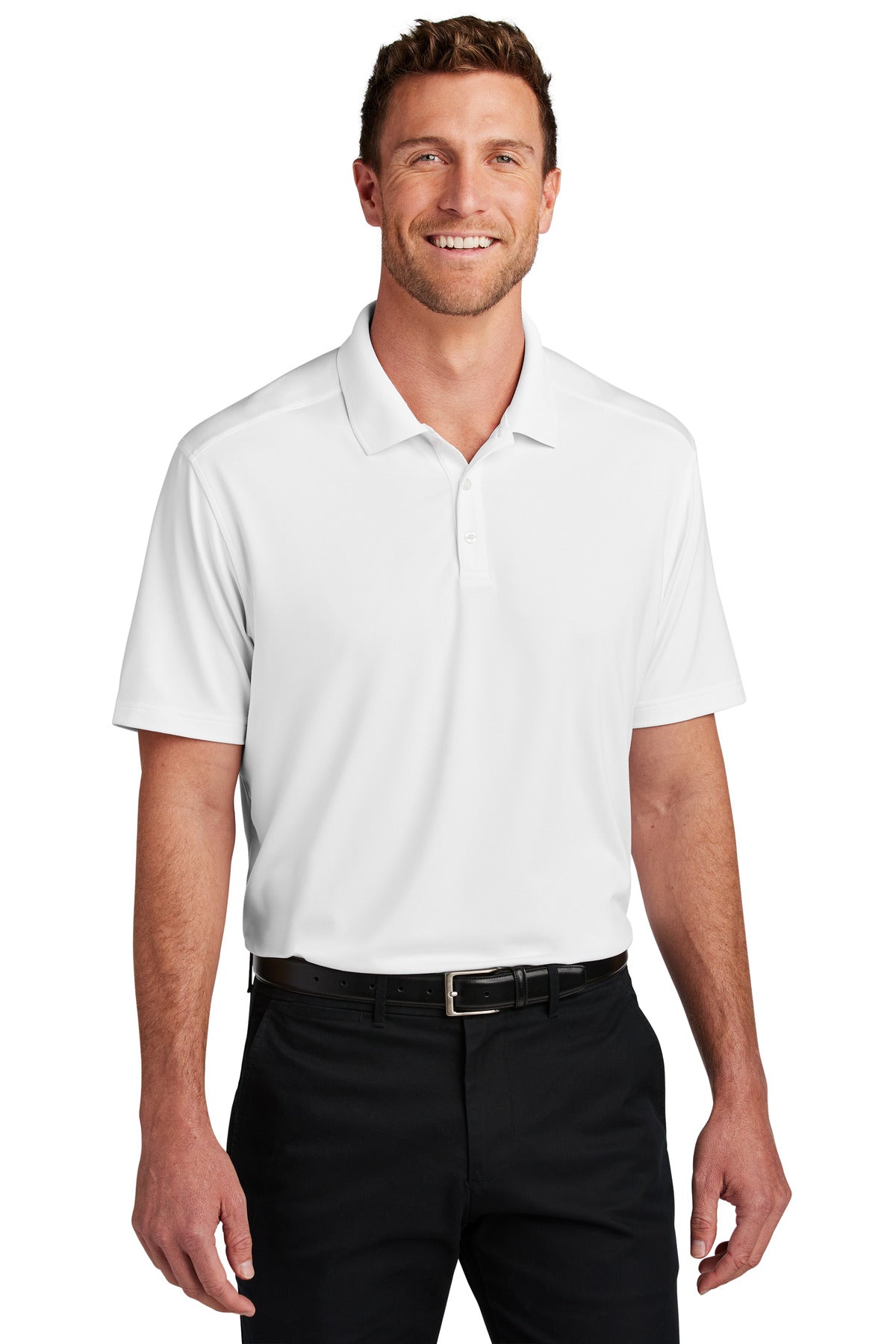 Port Authority K683 City Stretch Flat Knit Polo