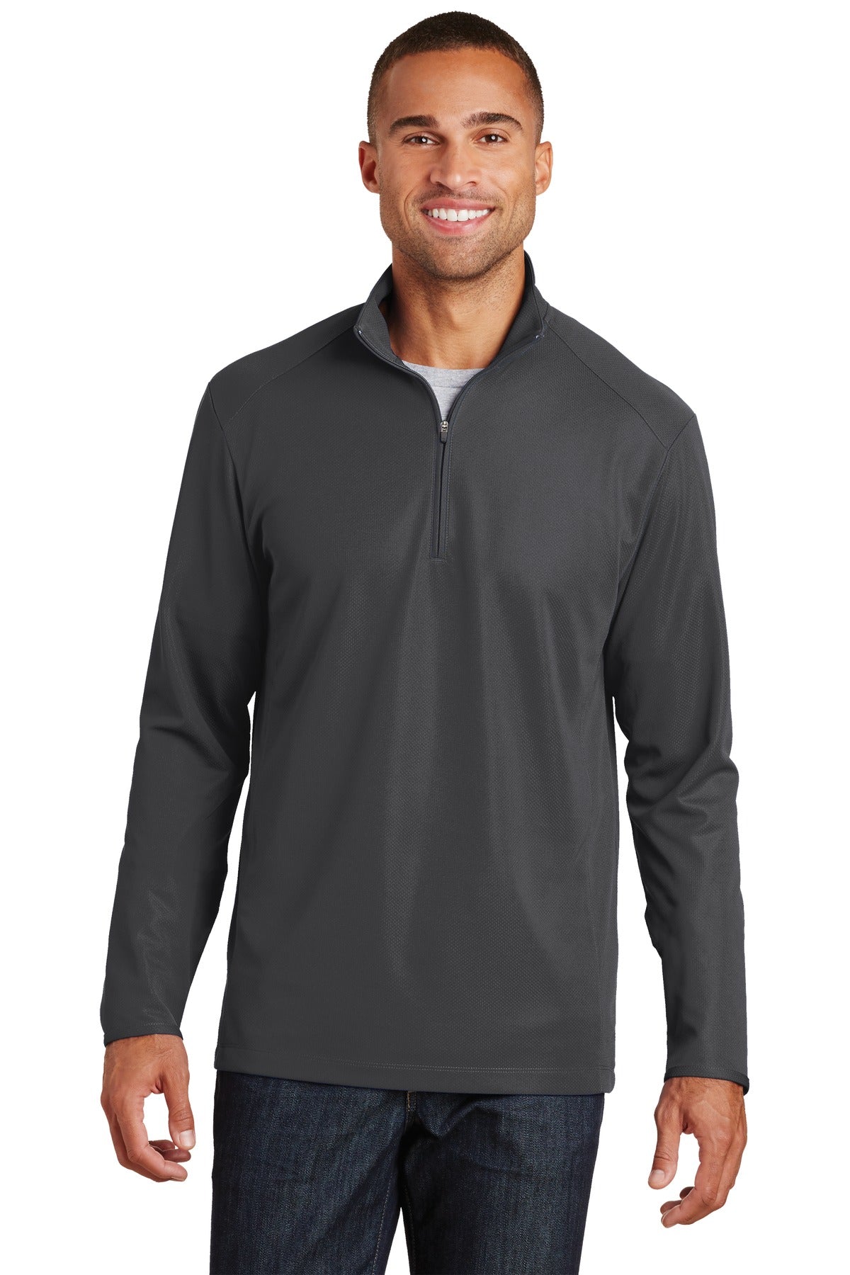 Port Authority K806 Pinpoint Mesh 1/2-Zip