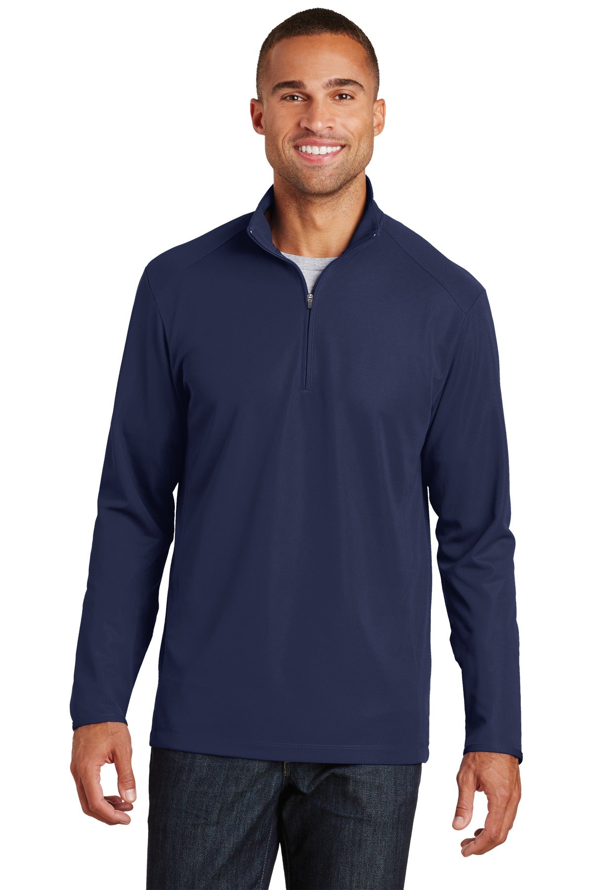 Port Authority ® Pinpoint Mesh 1/2-Zip. K806 - Port Authority K806
