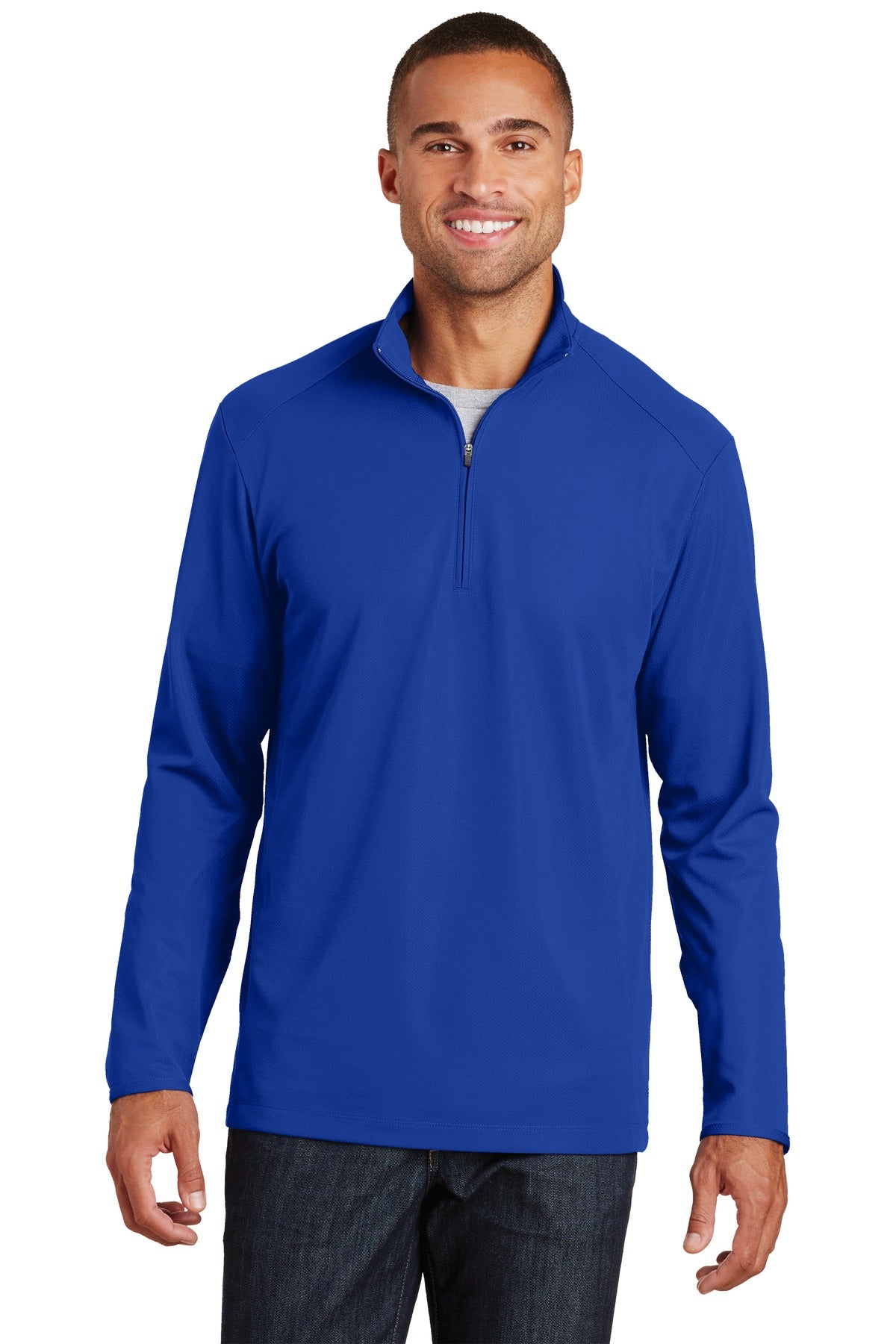 Port Authority K806 Pinpoint Mesh 1/2-Zip