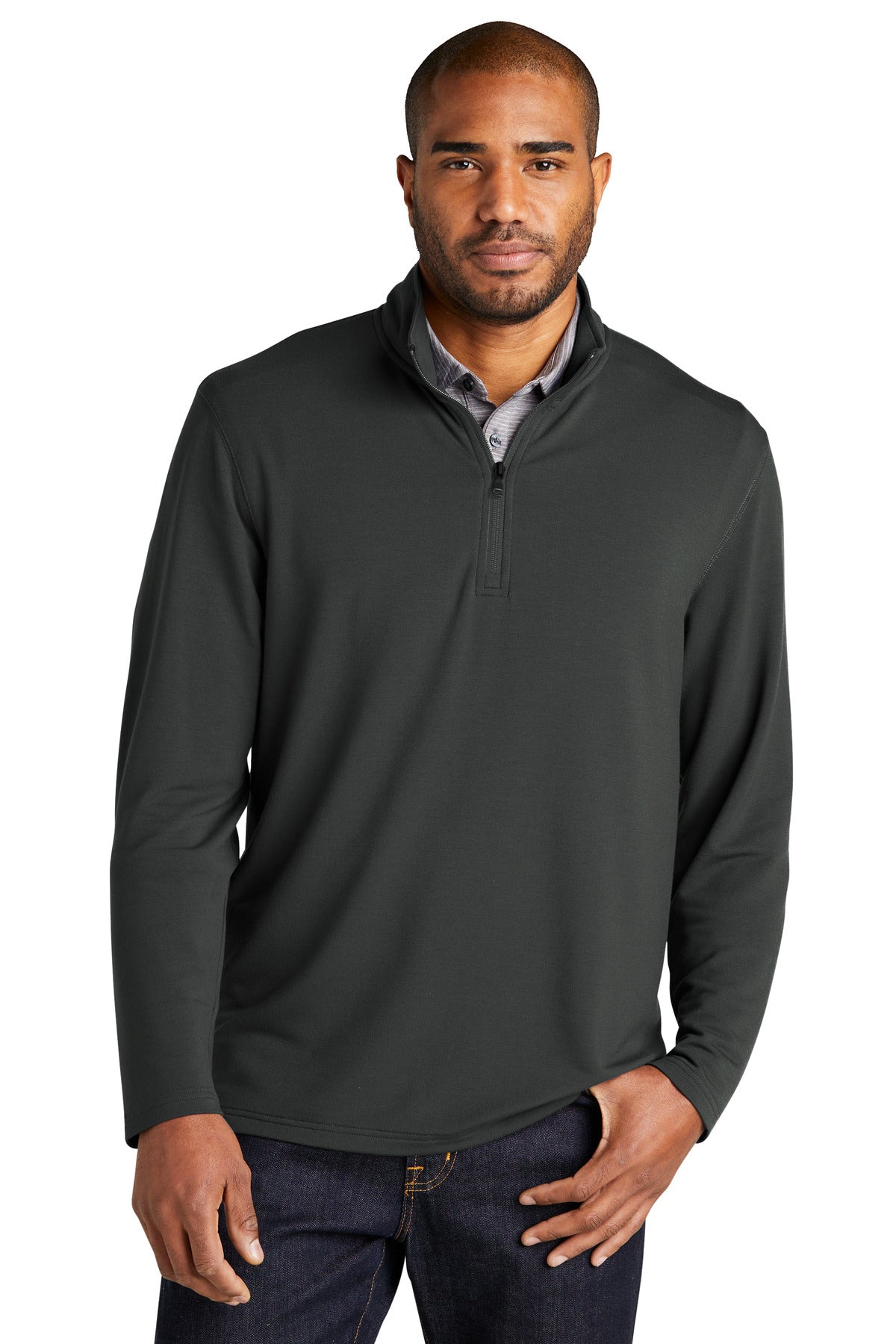 Port Authority K825 Microterry 1/4-Zip Pullover | Wholesale