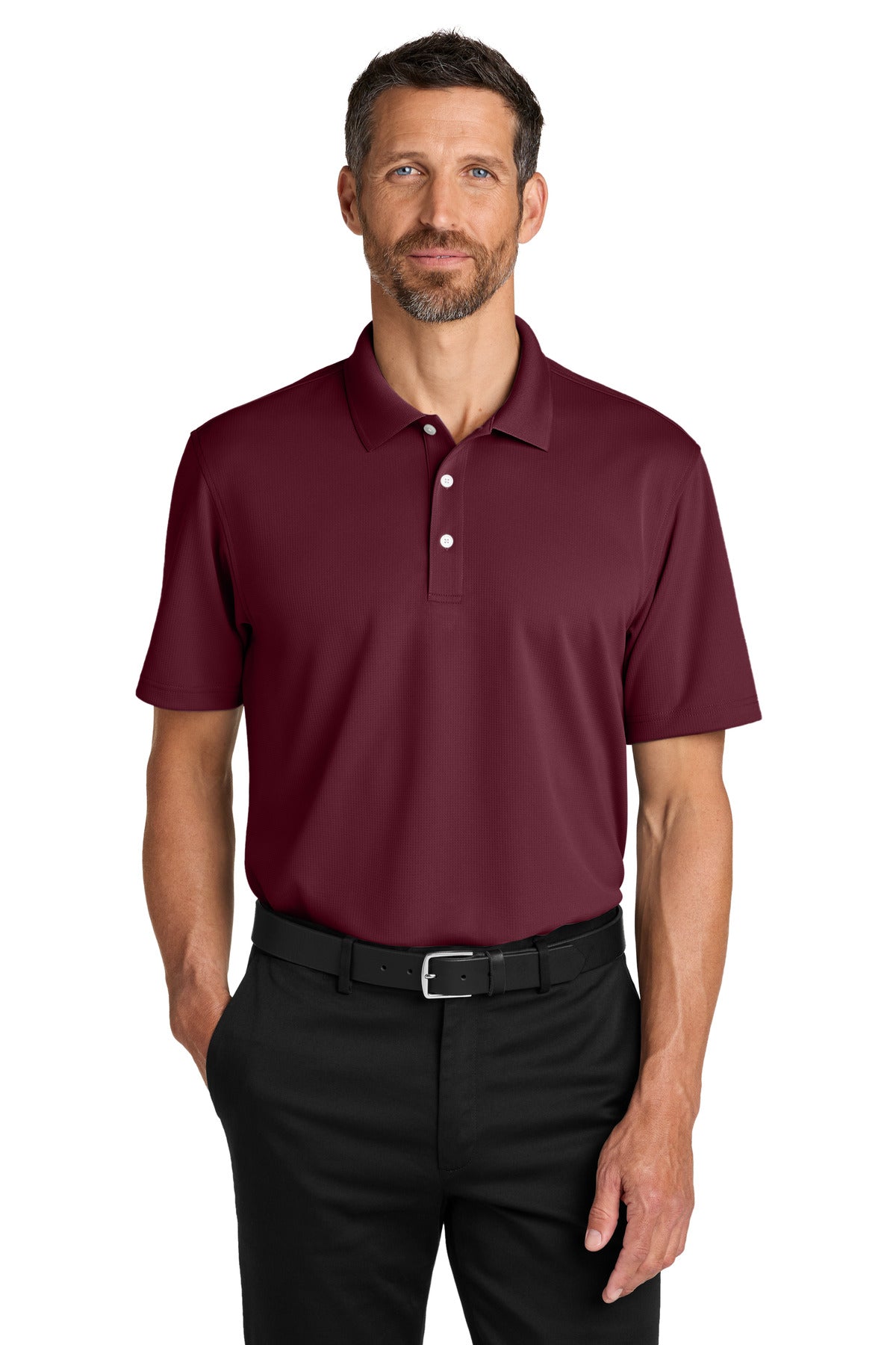 Port Authority K845 Dry Zone Stain-Release Grid Polo