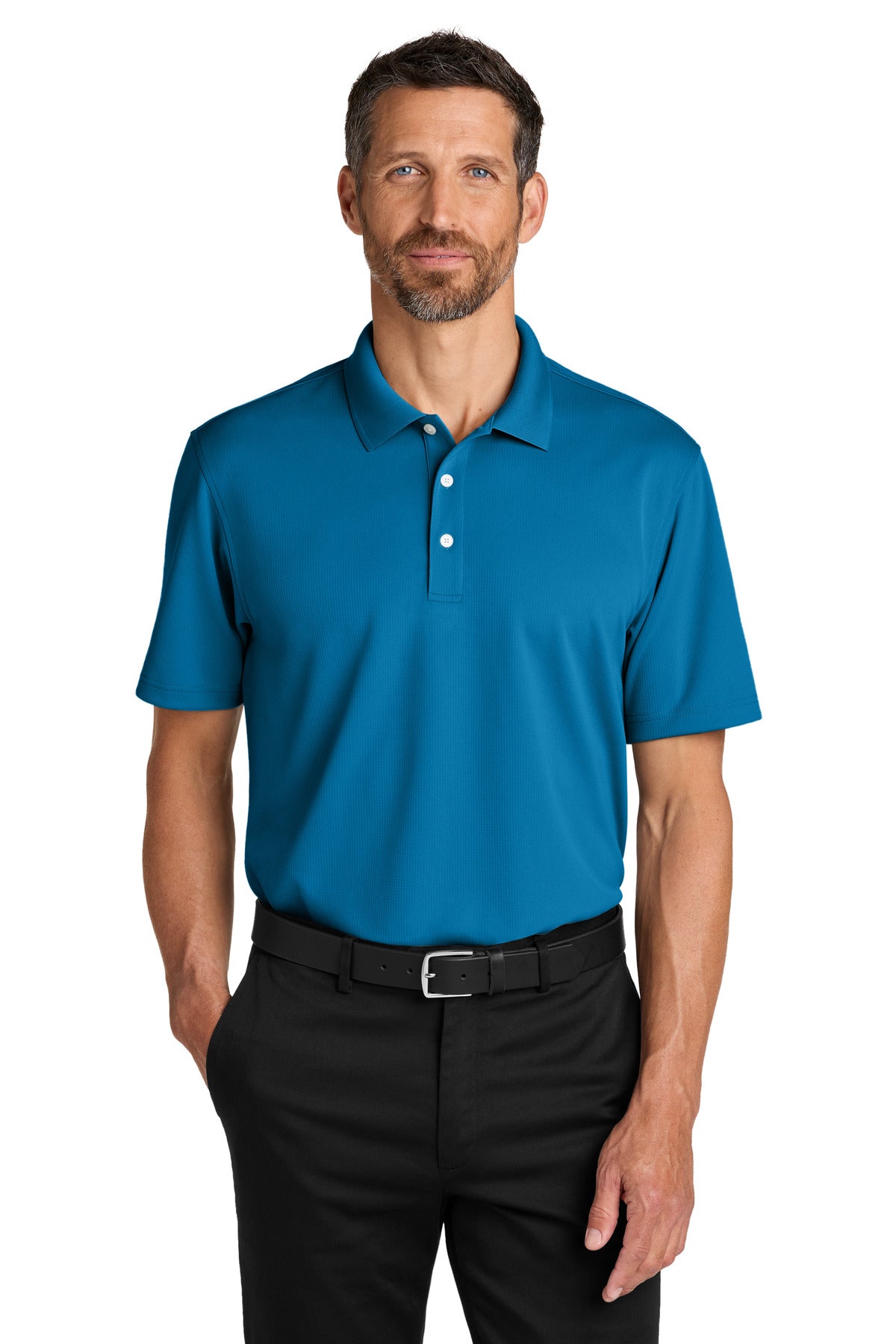 Port Authority K845 Dry Zone Stain-Release Grid Polo
