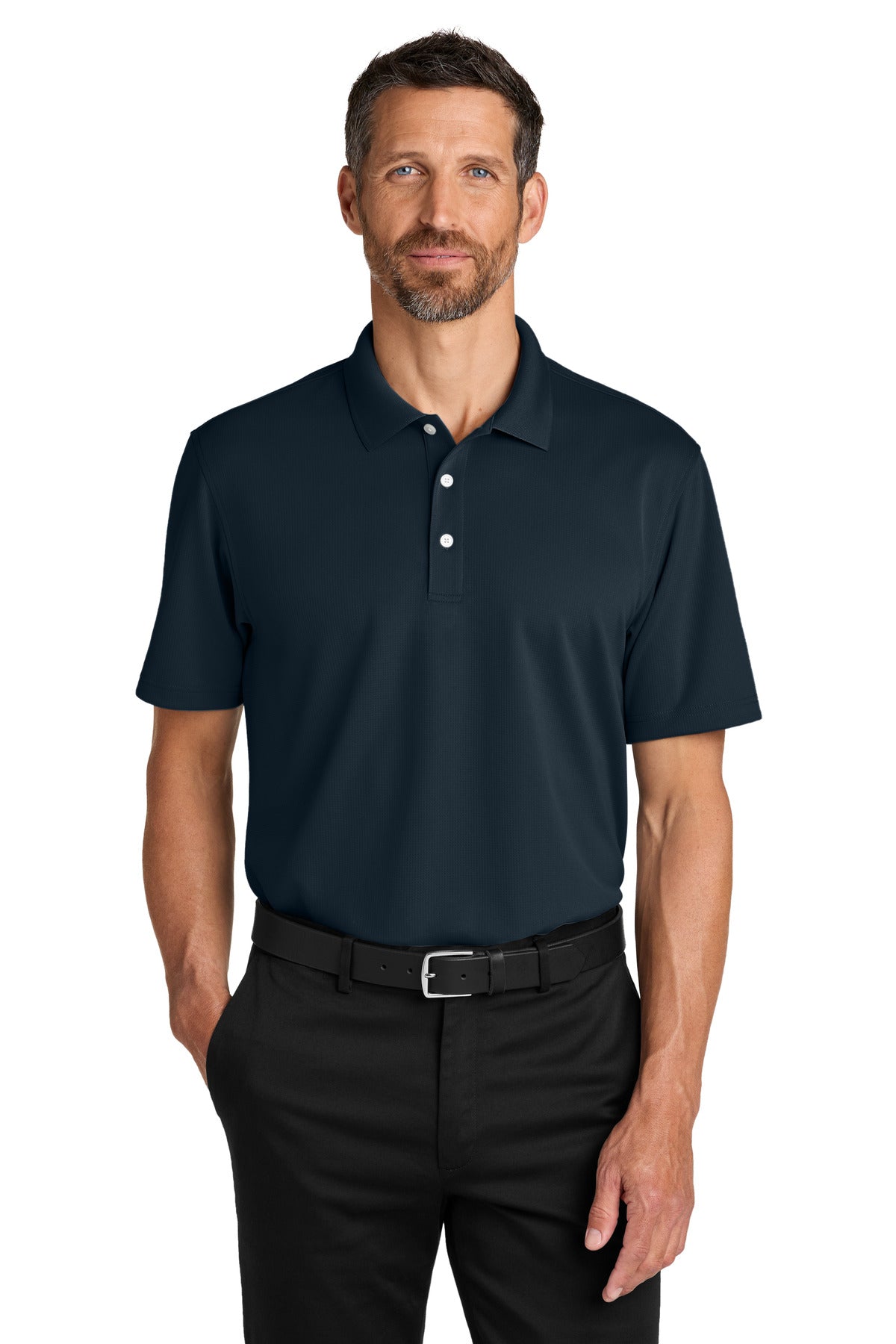 Port Authority K845 Dry Zone Stain-Release Grid Polo