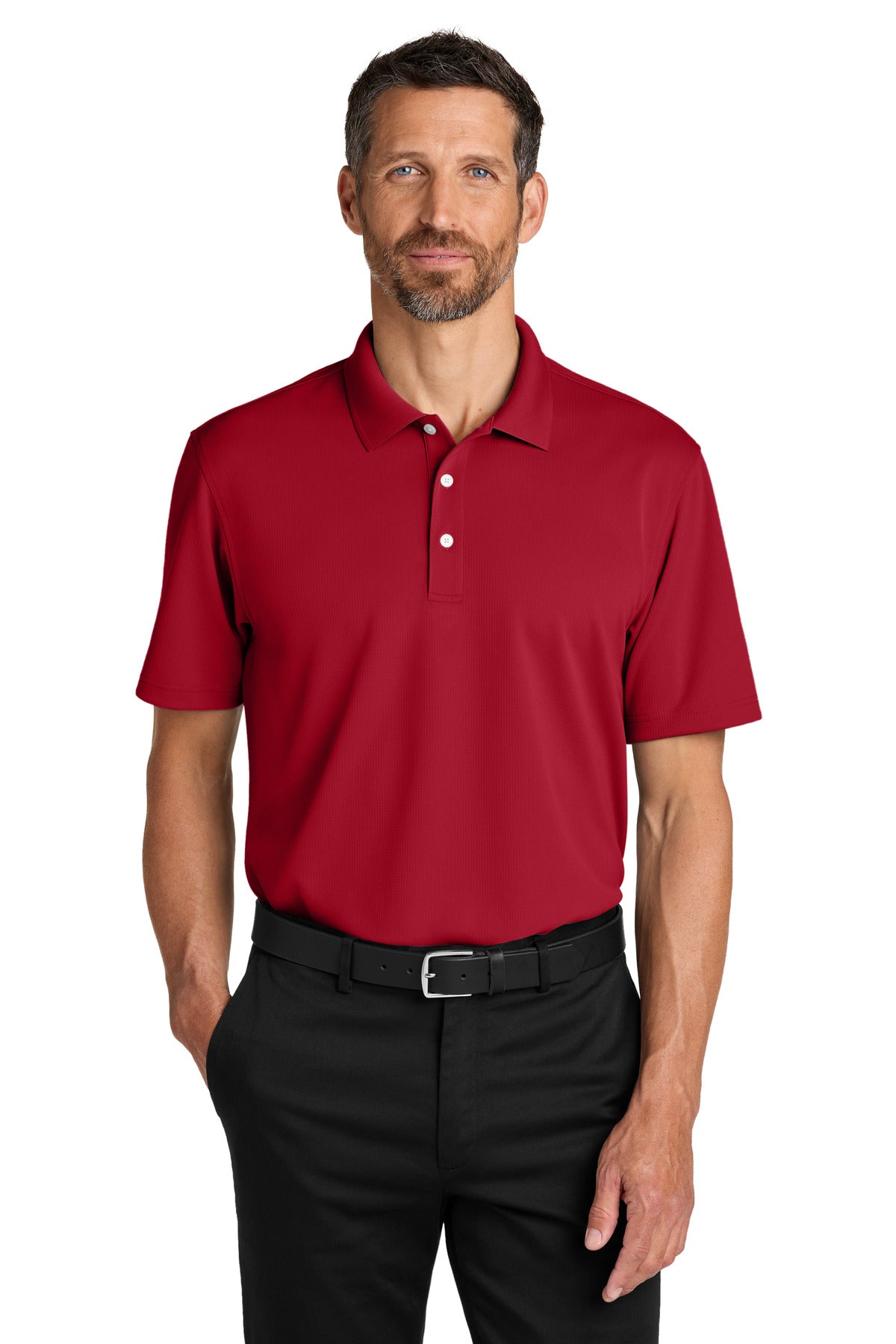 Port Authority K845 Dry Zone Stain-Release Grid Polo