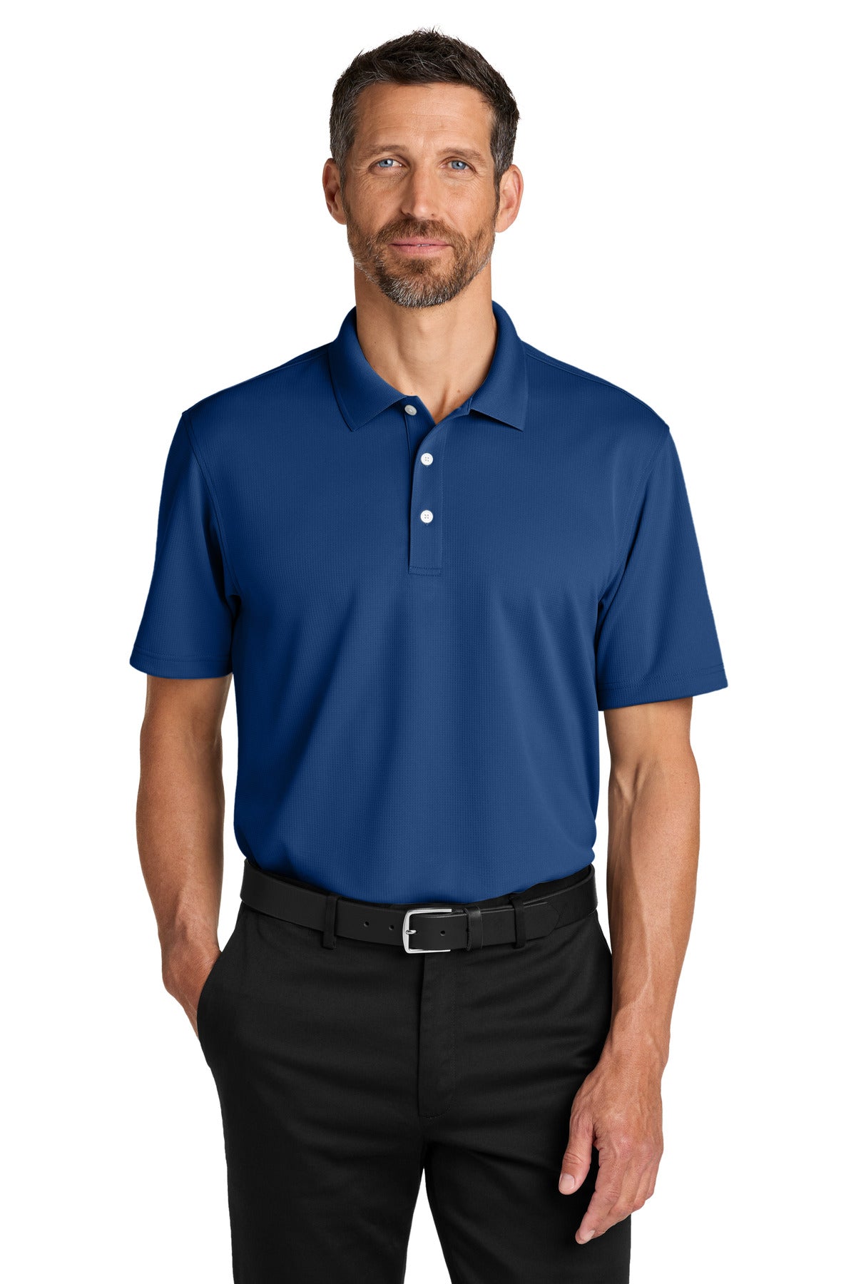 Port Authority K845 Dry Zone Stain-Release Grid Polo