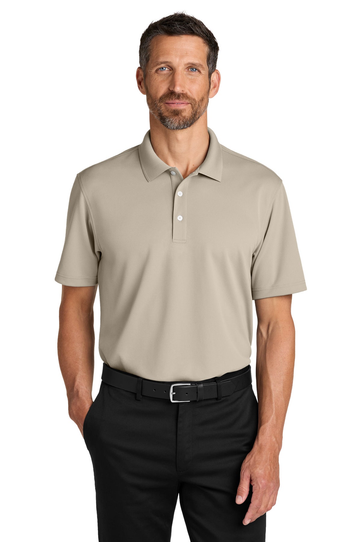 Port Authority K845 Dry Zone Stain-Release Grid Polo