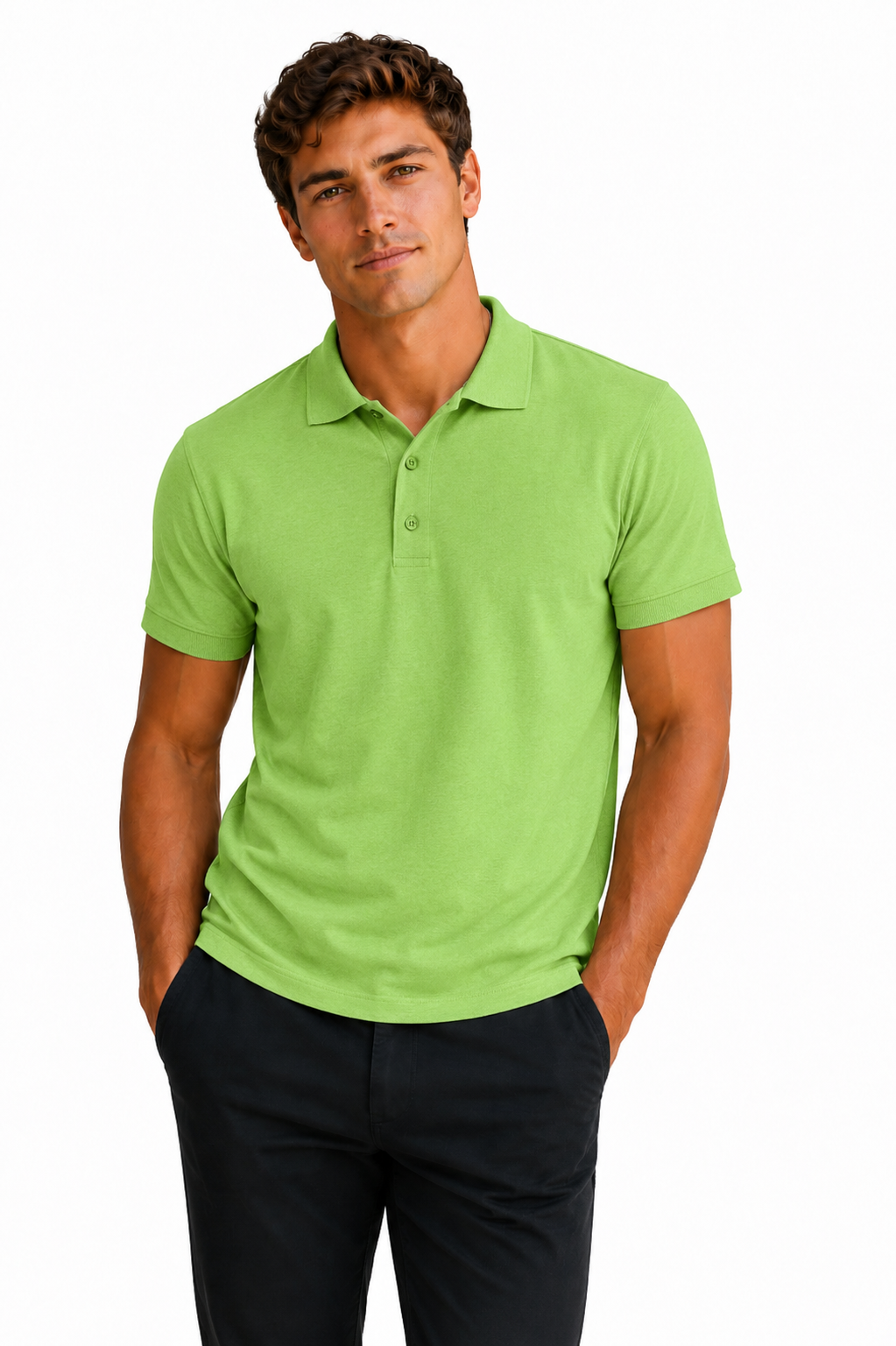 Joe's USA Construction & Landscape High Visibility Work Polo