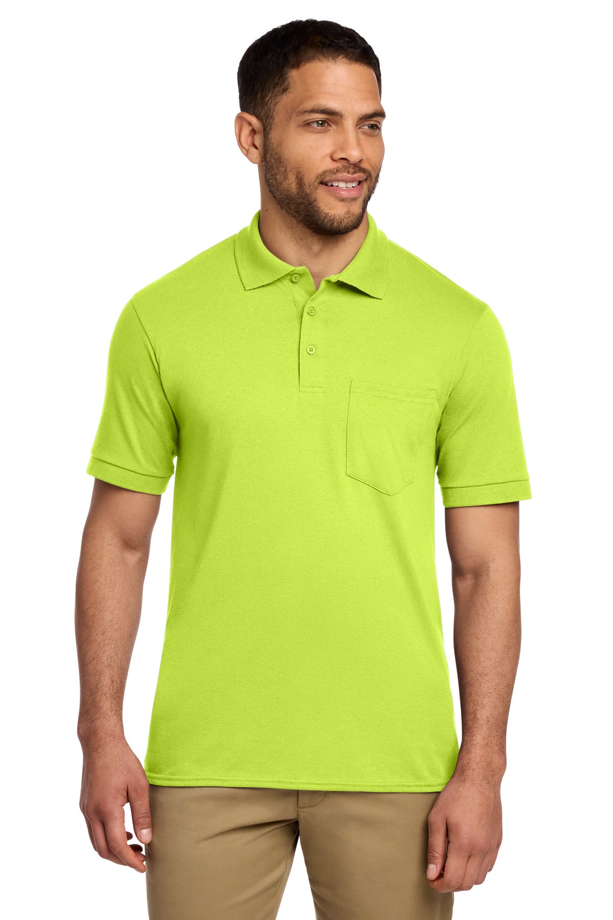 Port & Co ™ Core Blend Jersey Knit Pocket Polo. KP55P - Port & Co KP55P