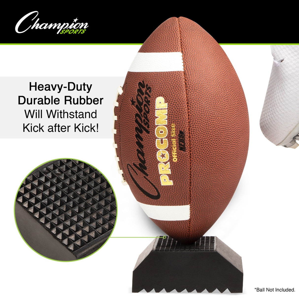 Champion Sports 2" EXTRA-POINT RUBBER TEE