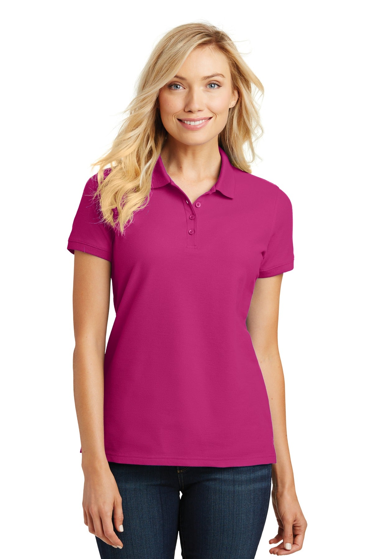 Port Authority L100 Women's Core Classic Pique Polo Wholesale Blank