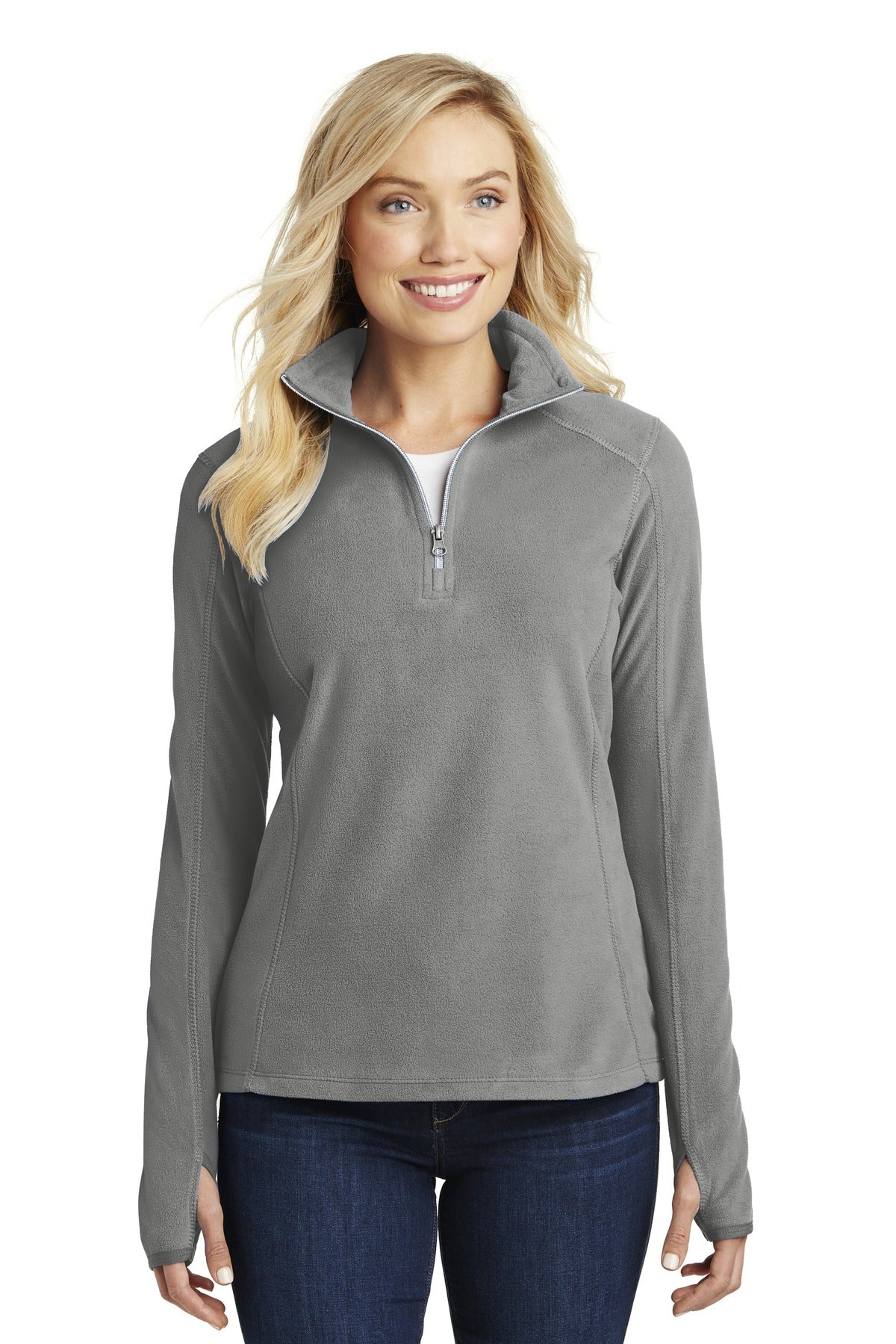 Port Authority ® Women's Microfleece 1/2-Zip Pullover. L224 - Port Authority L224