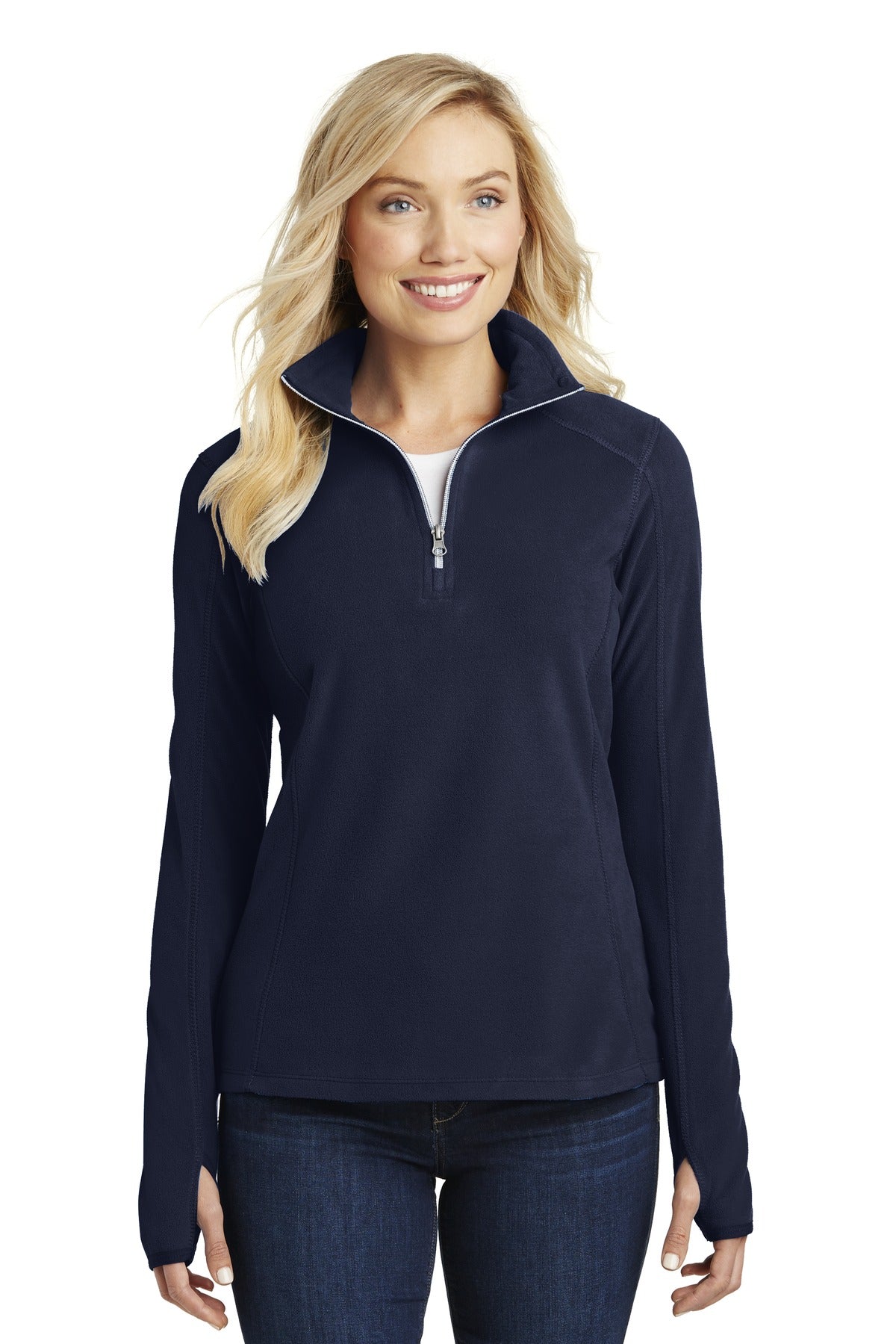 Port Authority ® Women's Microfleece 1/2-Zip Pullover. L224 - Port Authority L224