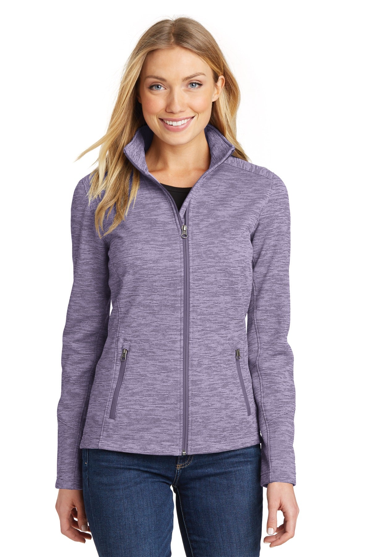 Port Authority L231 Women's Digi Stripe Fleece Jacket | Wholesale
