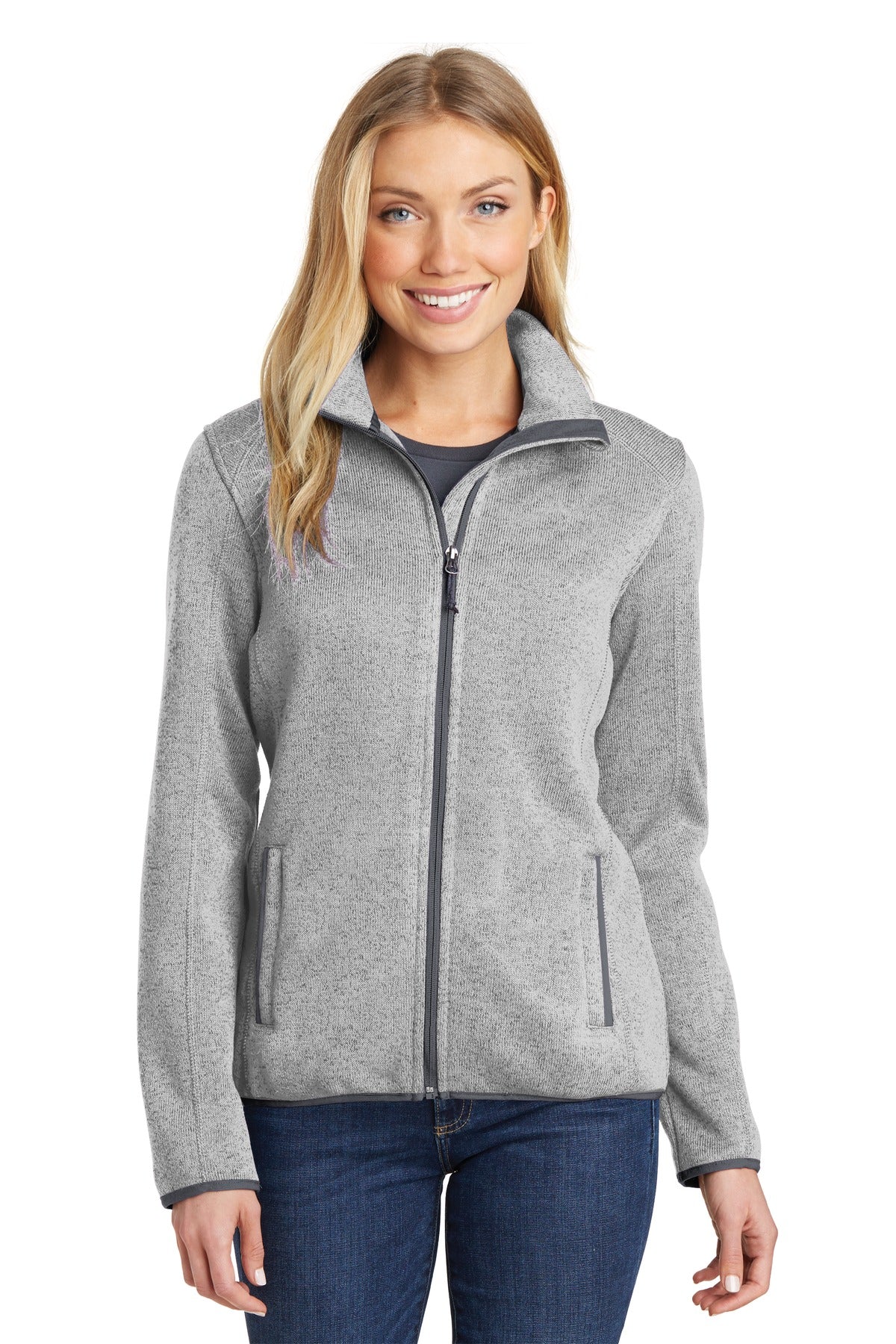 Port Authority ® Women's Sweater Fleece Jacket. L232 - Port Authority L232