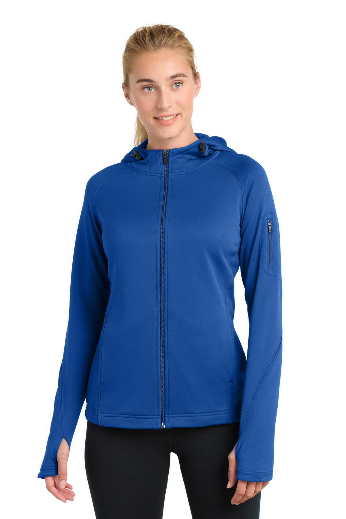 Sport-Tek ® Women's Tech Fleece Full-Zip Hooded Jacket. L248 - Sport-Tek L248