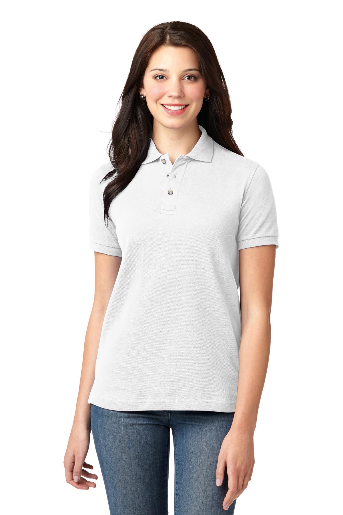 Port Authority L420 Women's Heavyweight Cotton Pique Polo