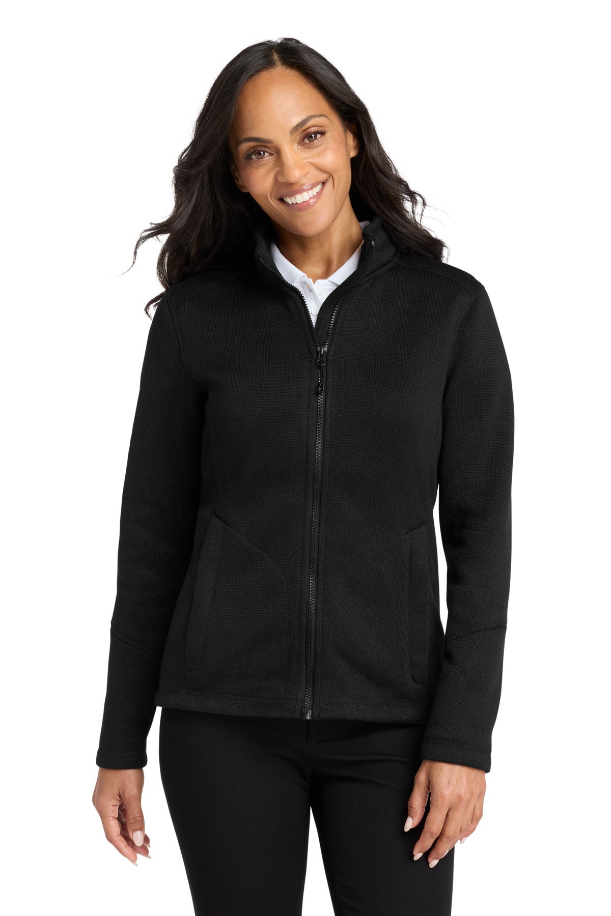 Port Authority L428 Women's Arc Sweater Fleece Jacket