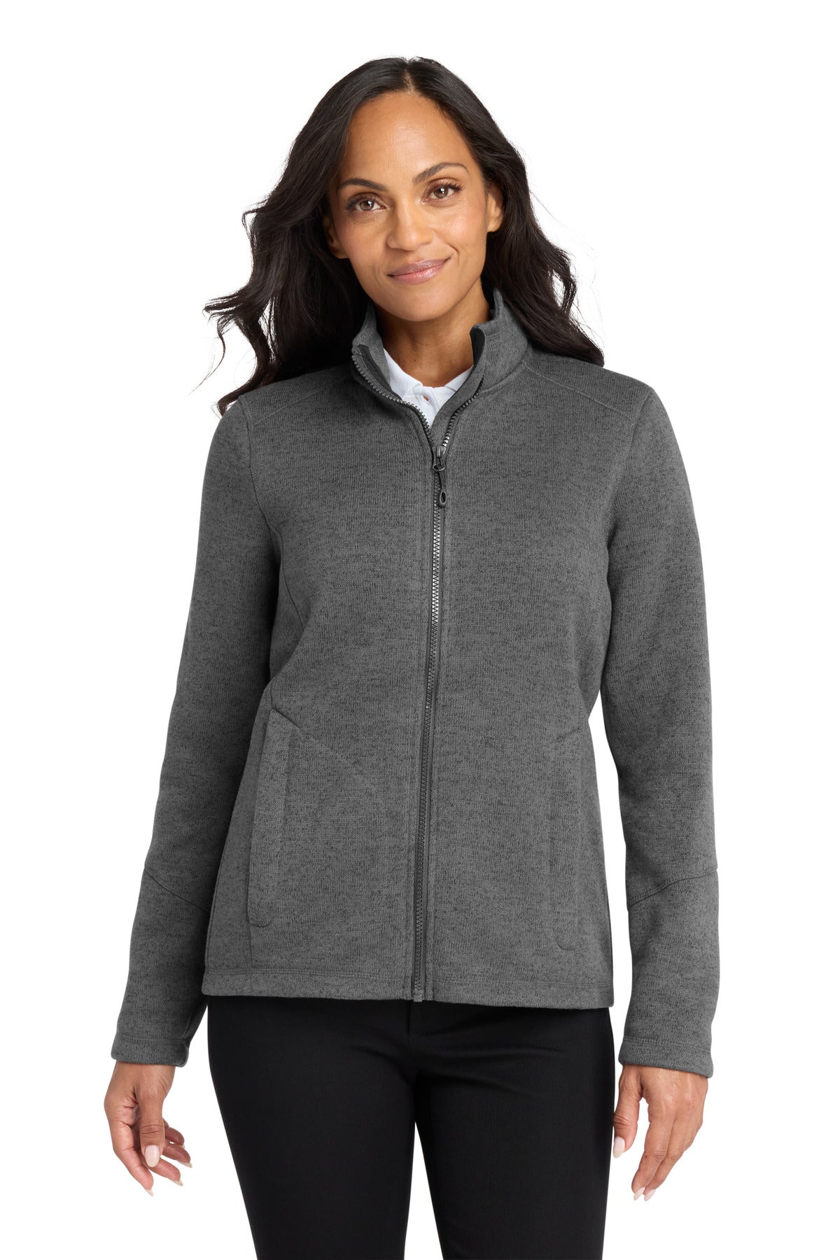 Port Authority L428 Women's Arc Sweater Fleece Jacket