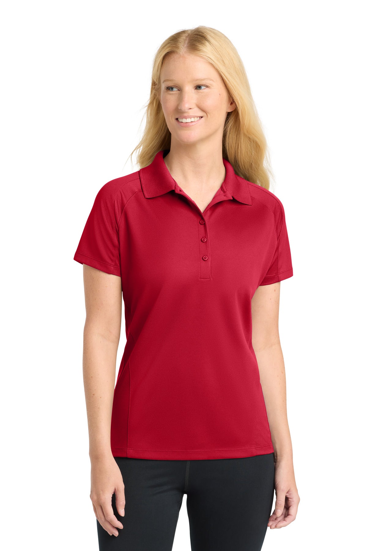 Sport-Tek L474 Women's Dri-Mesh Pro Polo