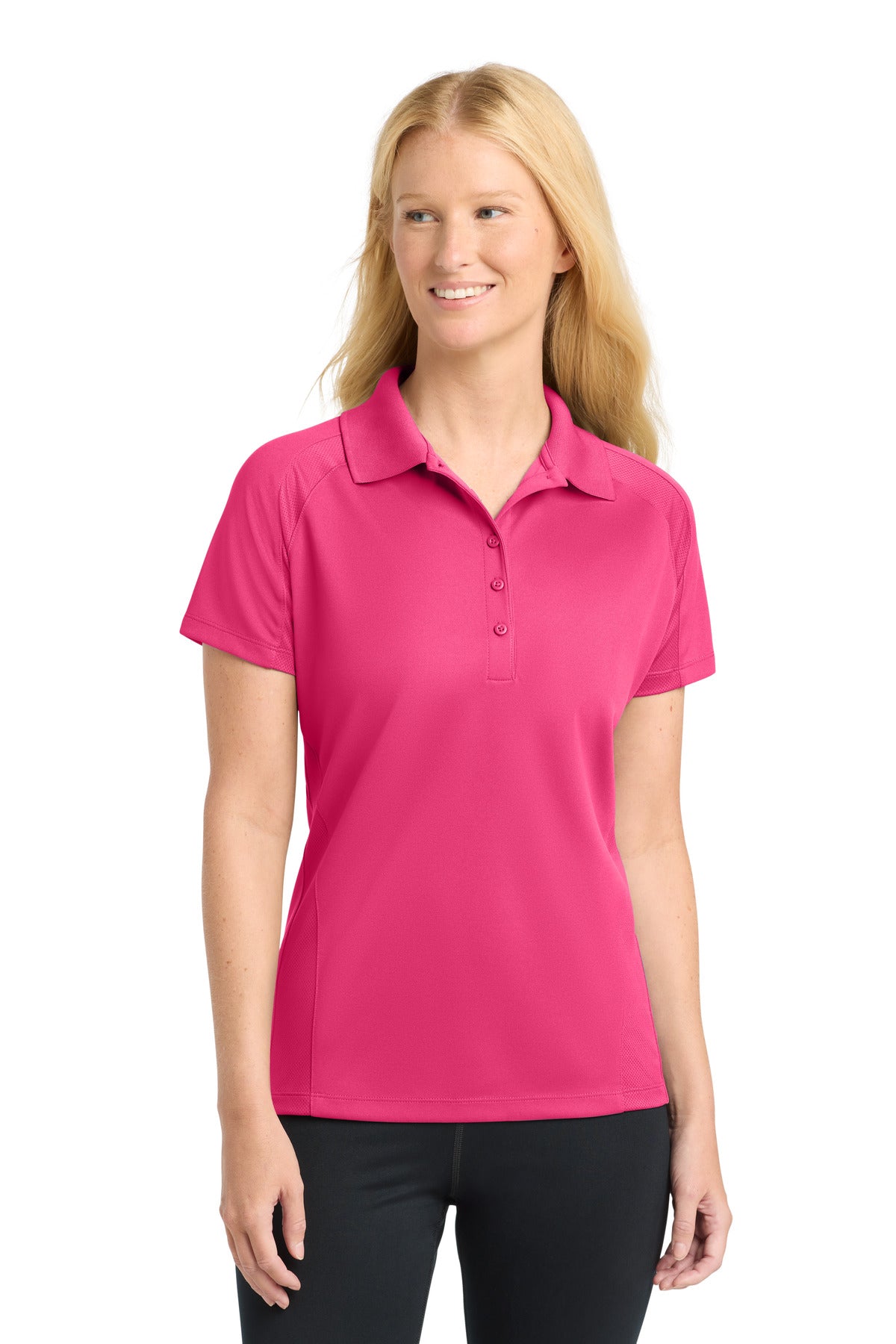 Sport-Tek L474 Women's Dri-Mesh Pro Polo