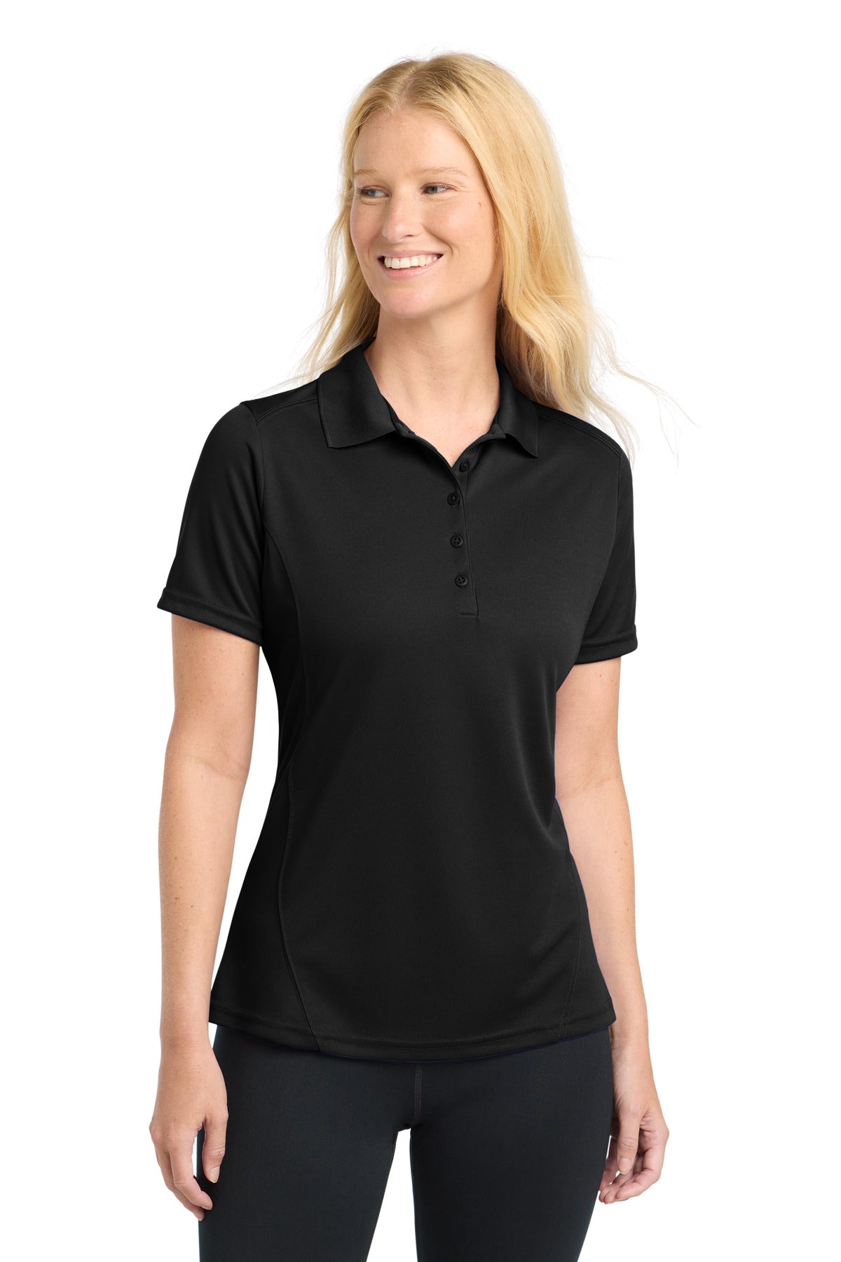 Sport-Tek L475 Women's Dry Zone Raglan Accent Polo