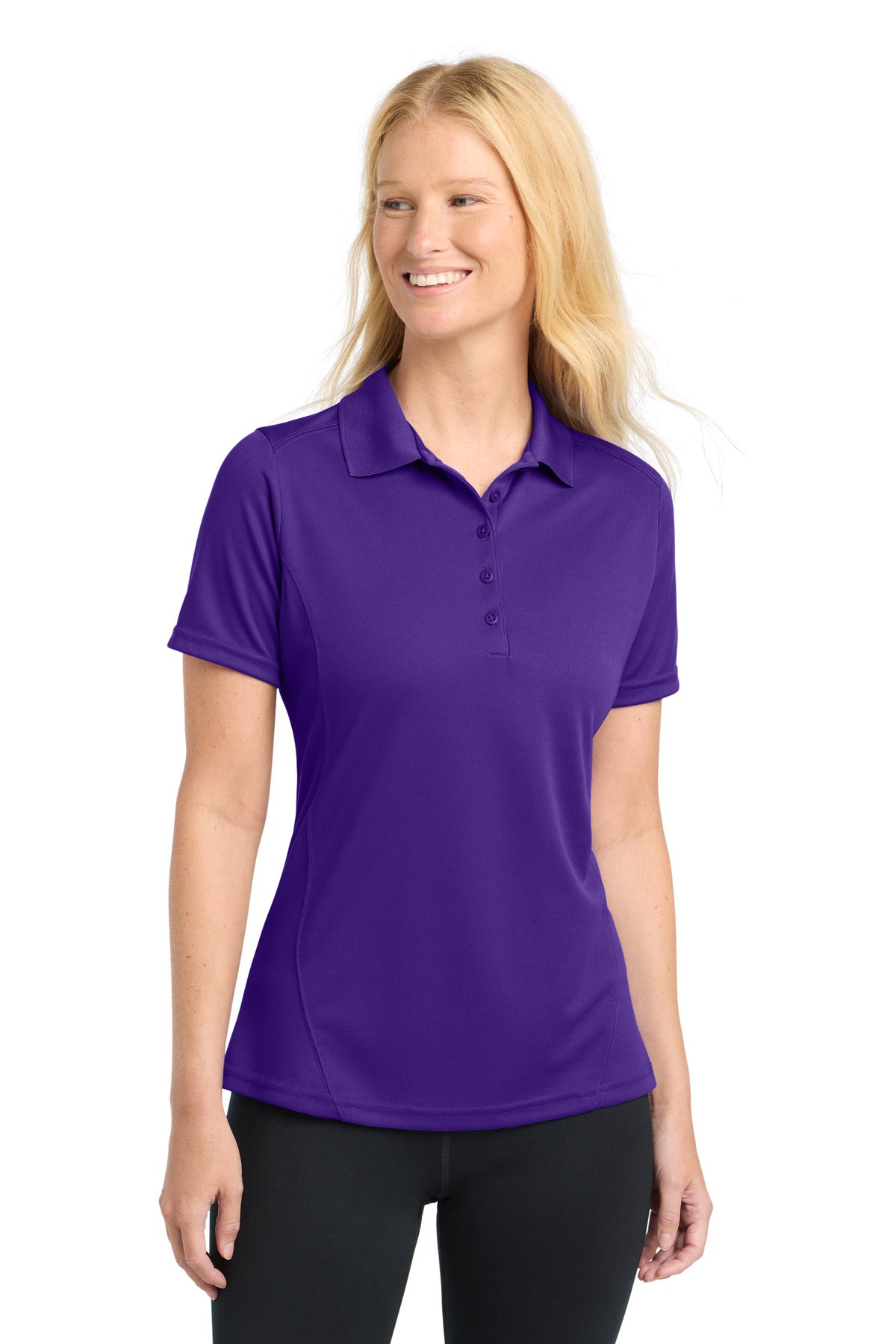 Sport-Tek L475 Women's Dry Zone Raglan Accent Polo