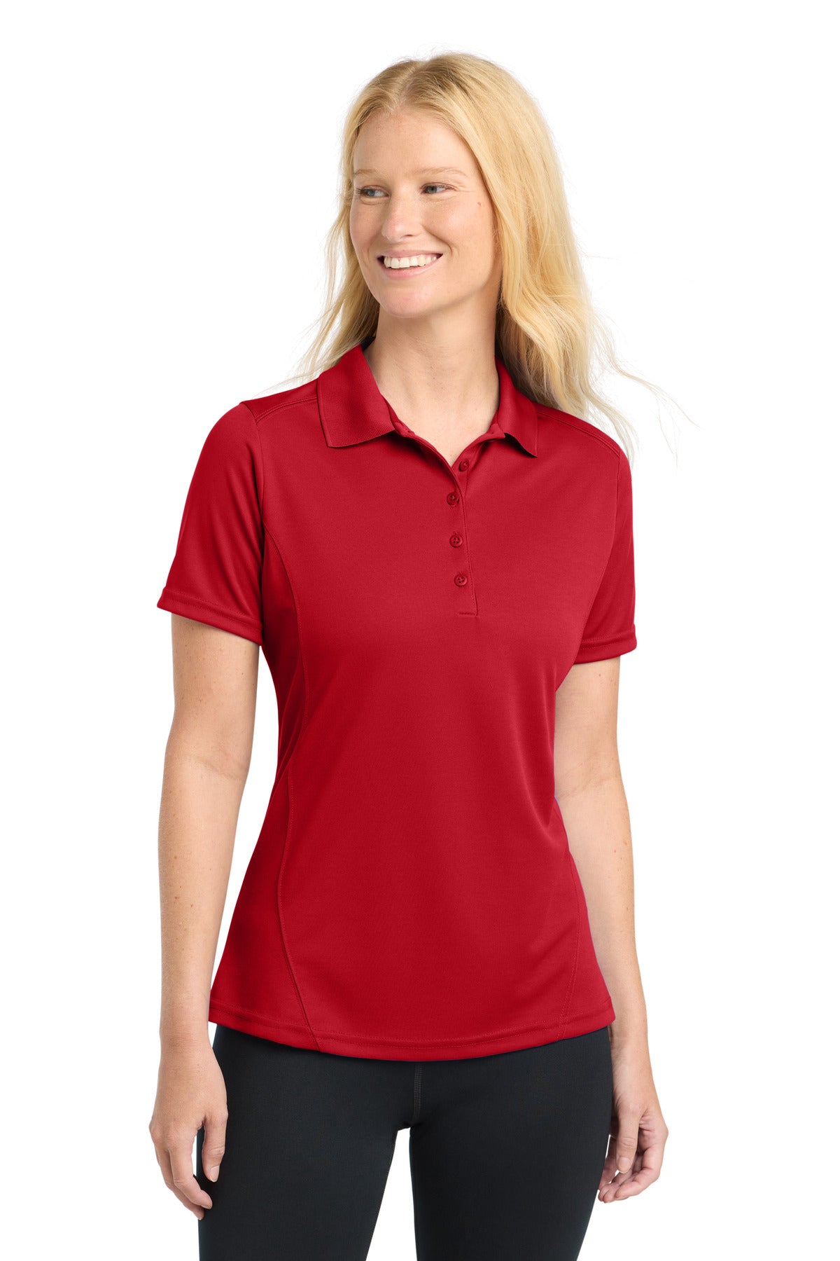 Sport-Tek L475 Women's Dry Zone Raglan Accent Polo