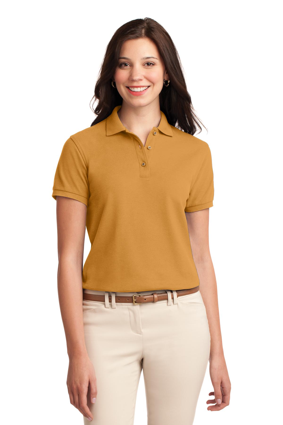 Port Authority L500 Women's Silk Touch Polo – Wholesale Pique Polo Shirts