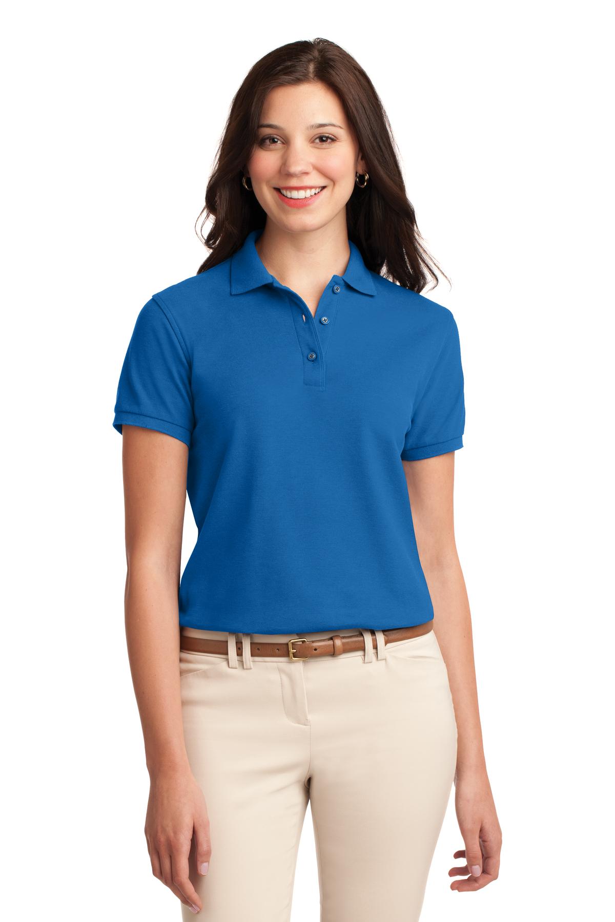 Port Authority L500 Women's Silk Touch Polo Wholesale Pique Polo Shirts