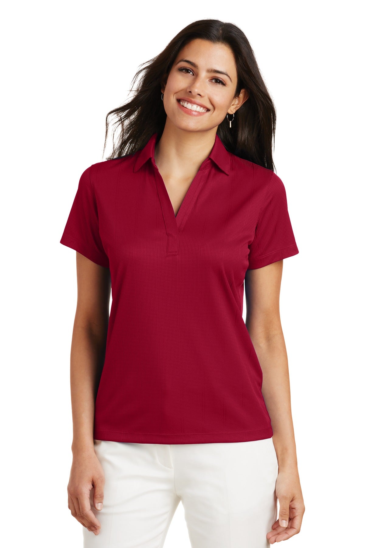 Port Authority L528 Women's Performance Fine Jacquard Polo Wholesale