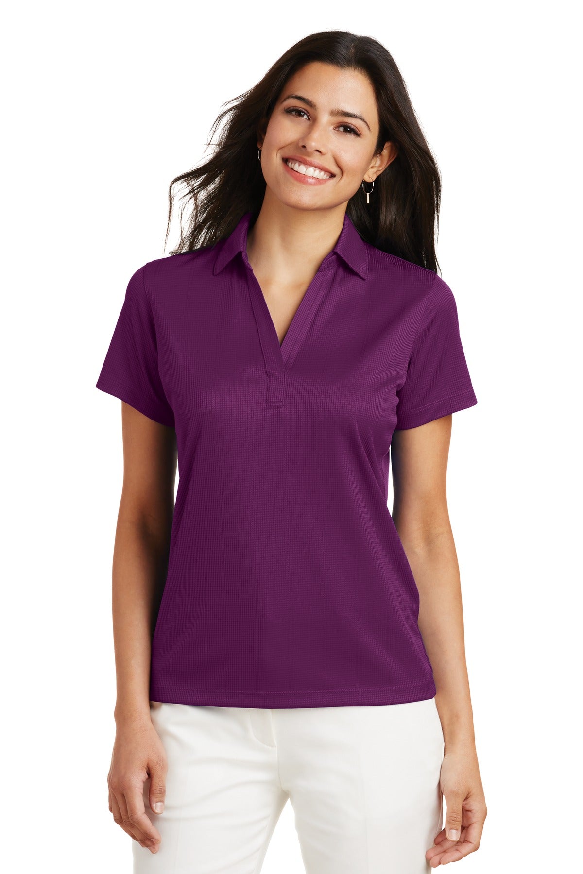 Port Authority L528 Women's Performance Fine Jacquard Polo Wholesale