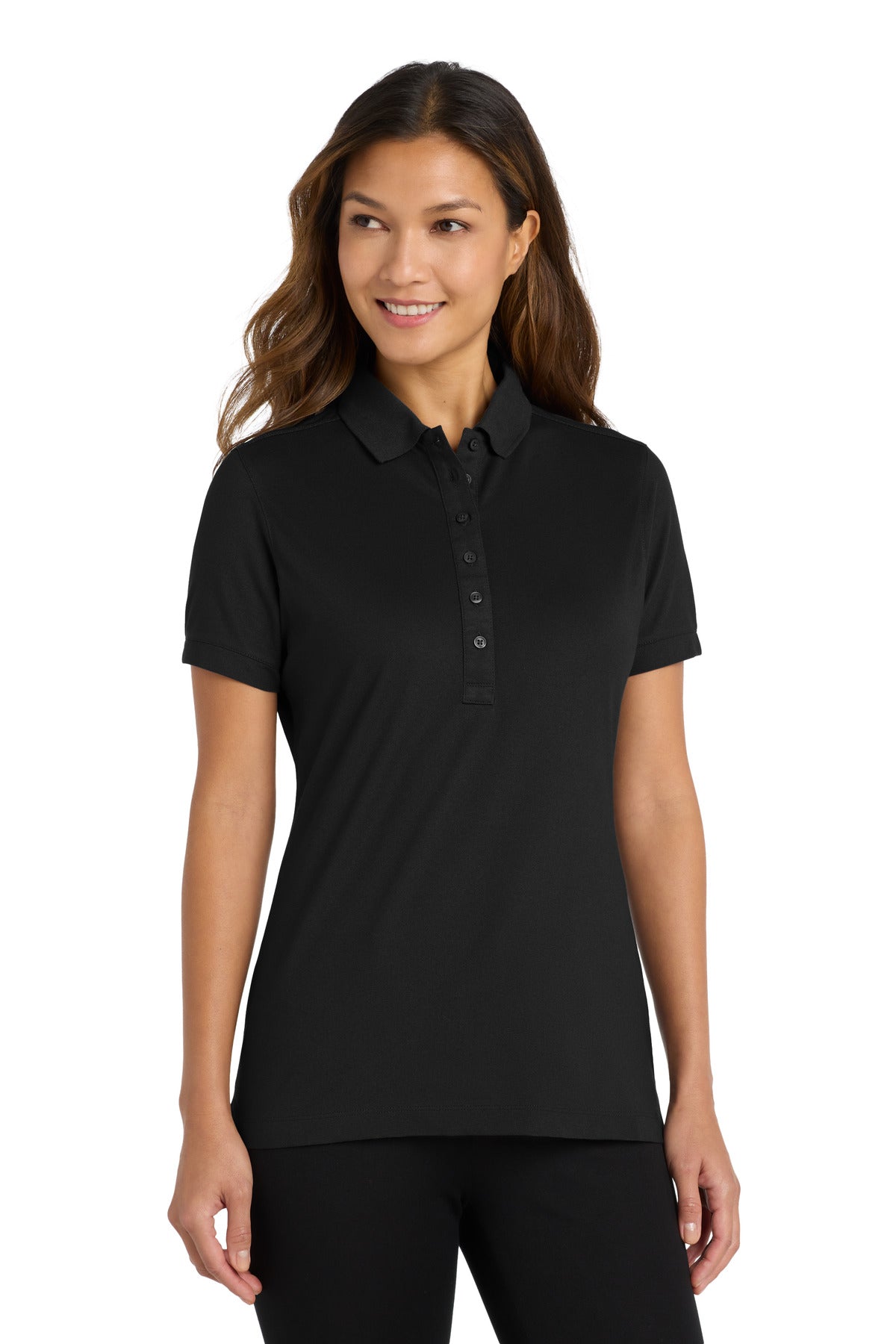 Port Authority L555 Women's Stretch Pique Polo