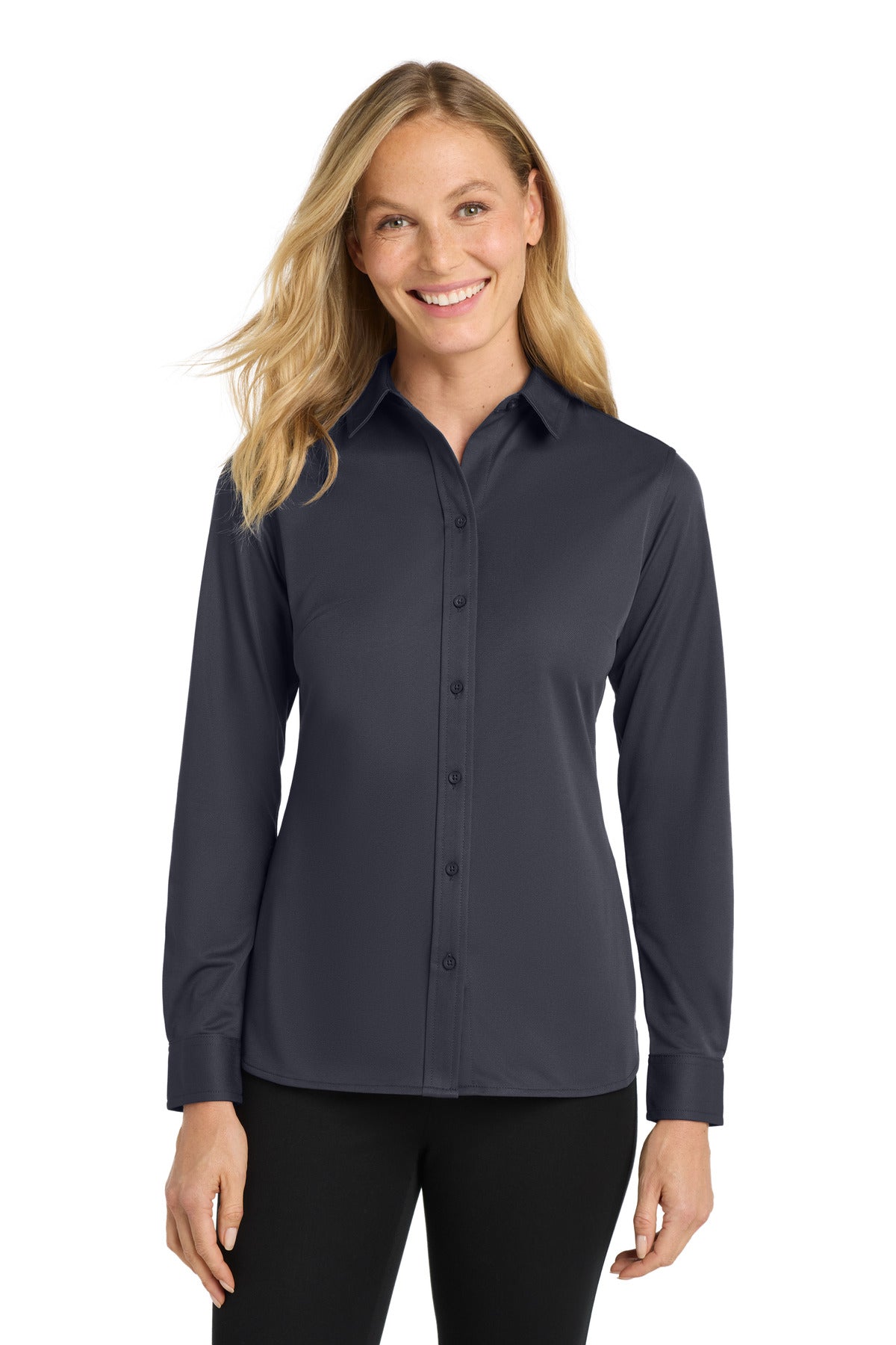 Port Authority ® Women's Dimension Knit Dress Shirt. L570 - Port Authority L570