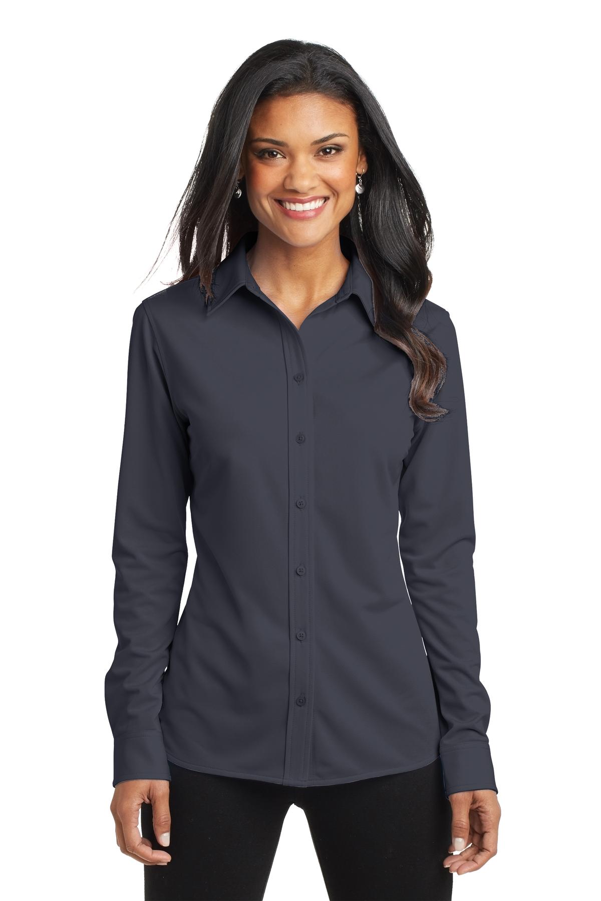 Port Authority ® Women's Dimension Knit Dress Shirt. L570 - Port Authority L570