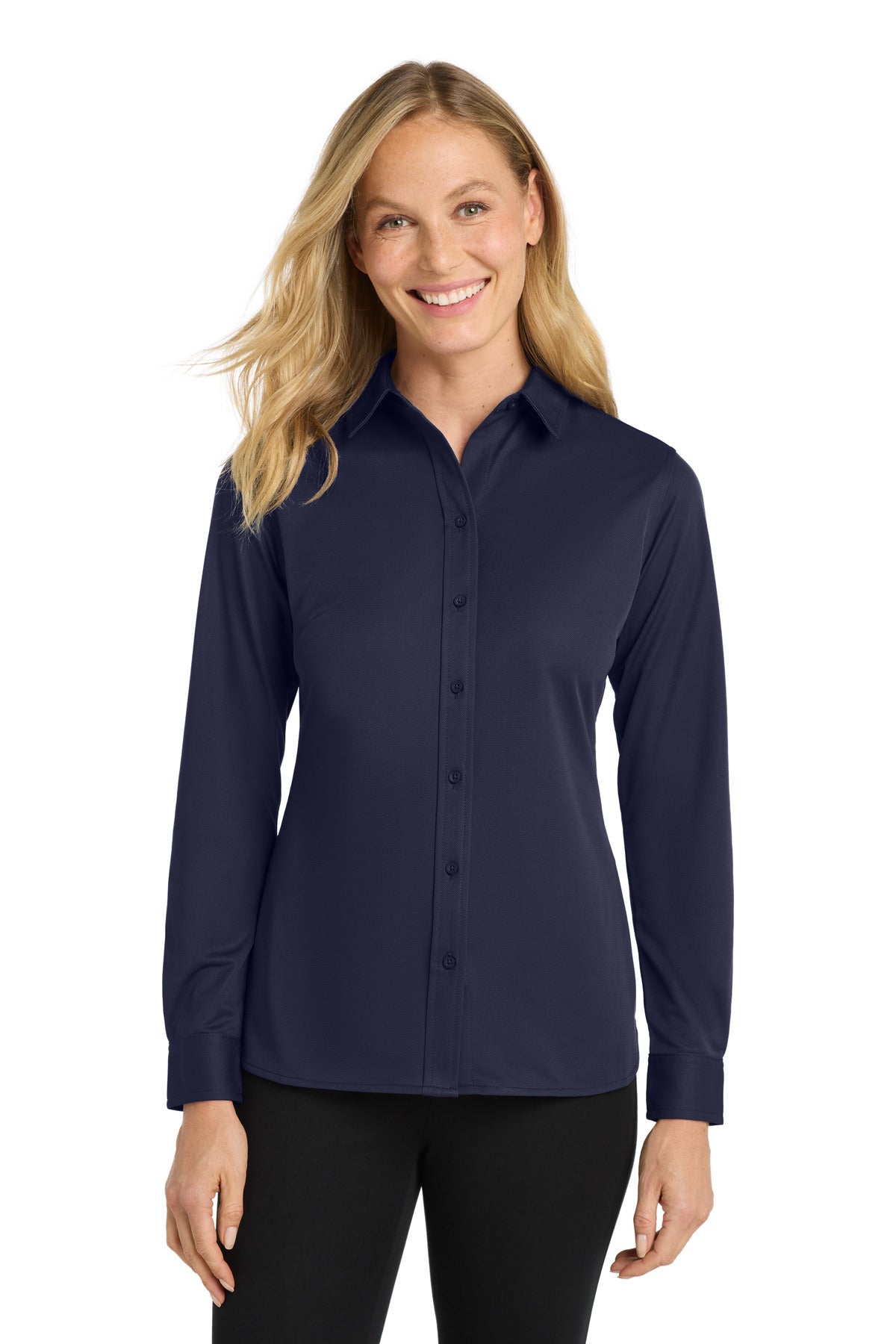 Port Authority L570 Women's Dimension Knit Dress Shirt