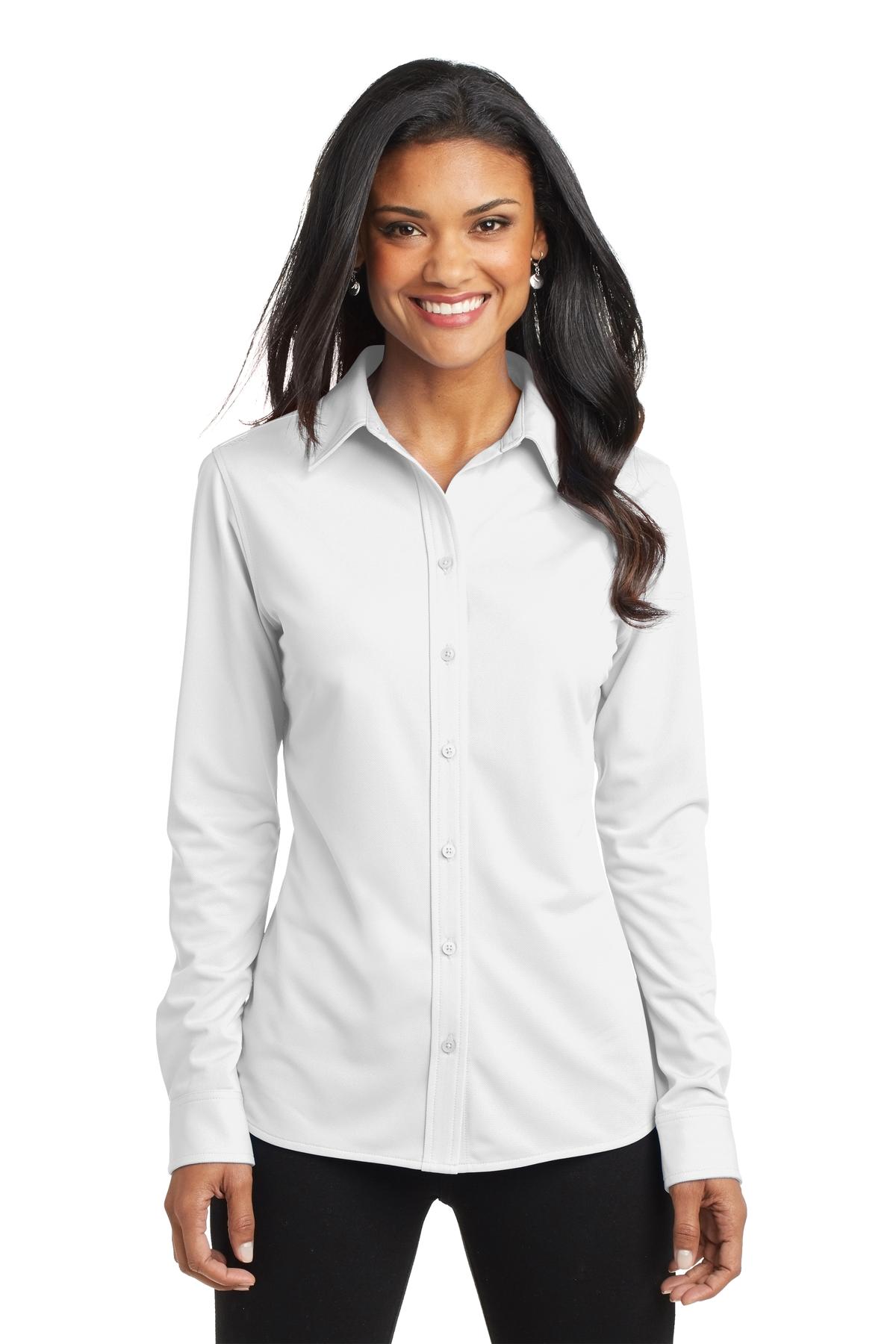 Port Authority ® Women's Dimension Knit Dress Shirt. L570 - Port Authority L570