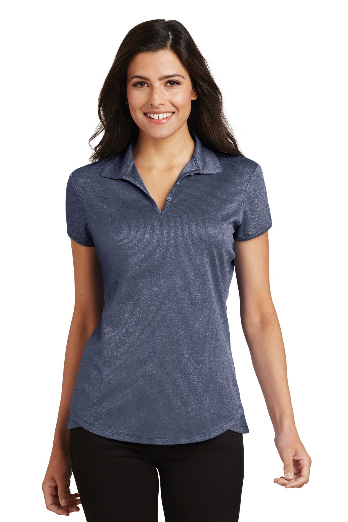 Port Authority ® Women's Trace Heather Polo. L576 - Port Authority L576