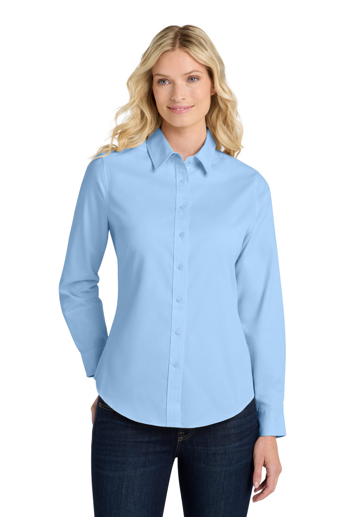 Port Authority L608 Women's Long Sleeve Easy Care Shirt