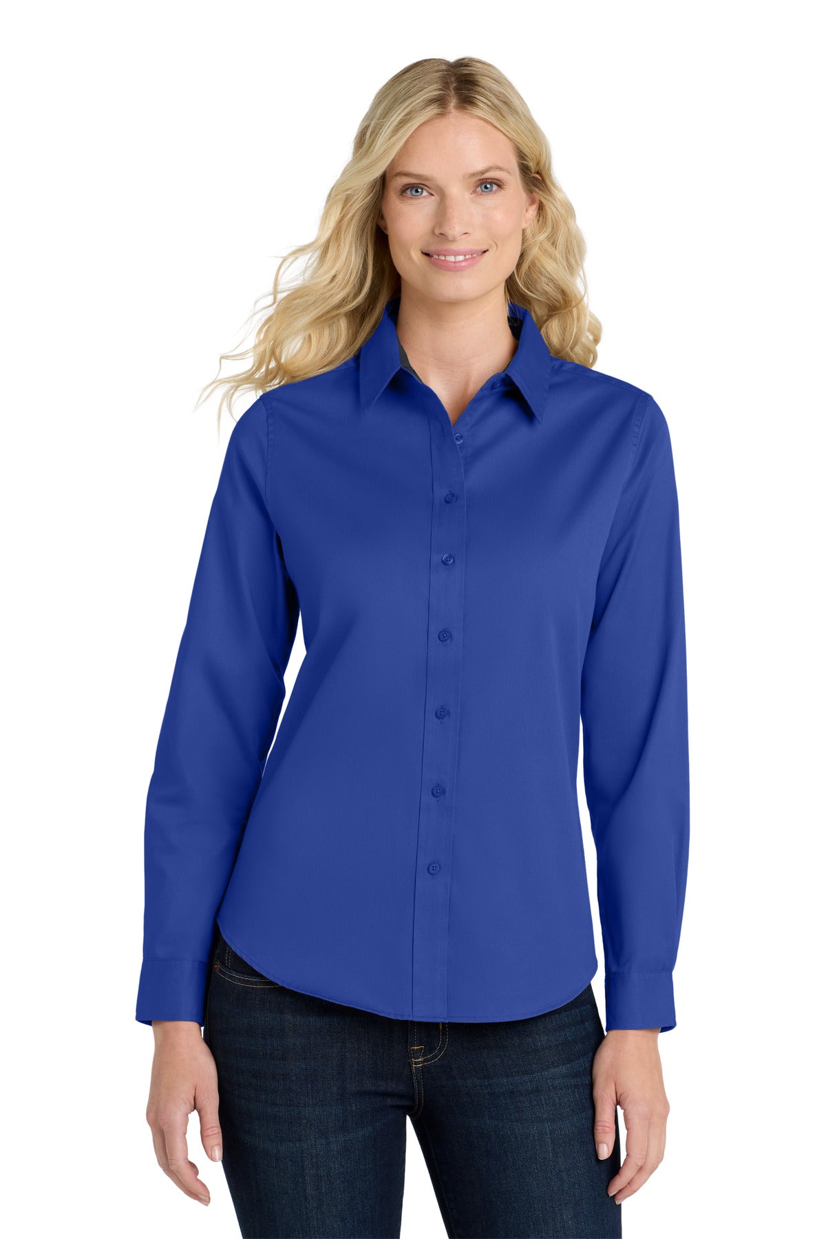 Port Authority L608 Women's Long Sleeve Easy Care Shirt