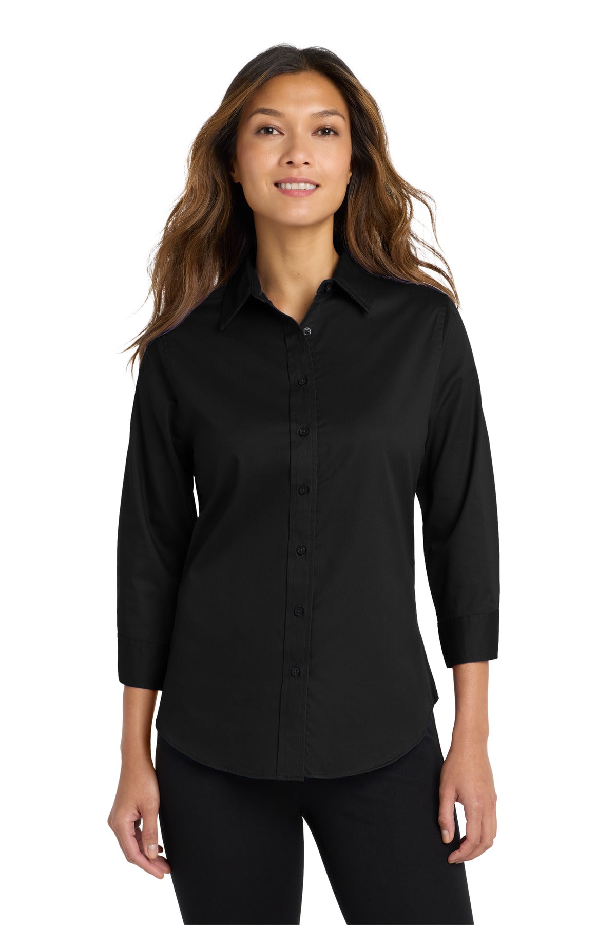 Port Authority L612 Women's 3/4-Sleeve Easy Care Shirt - Port Authority L612