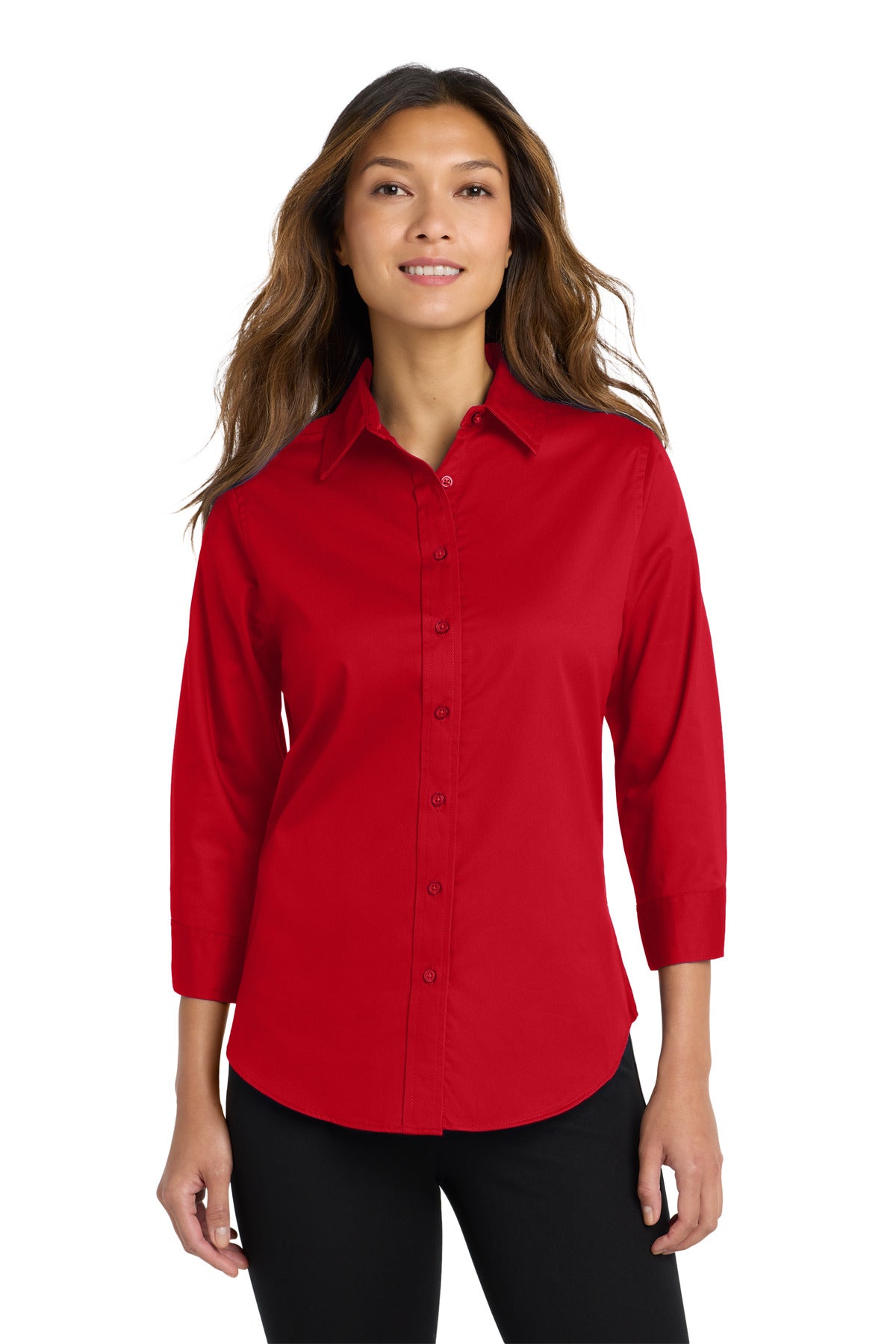 Port Authority L612 Women's 3/4-Sleeve Easy Care Shirt - Port Authority L612