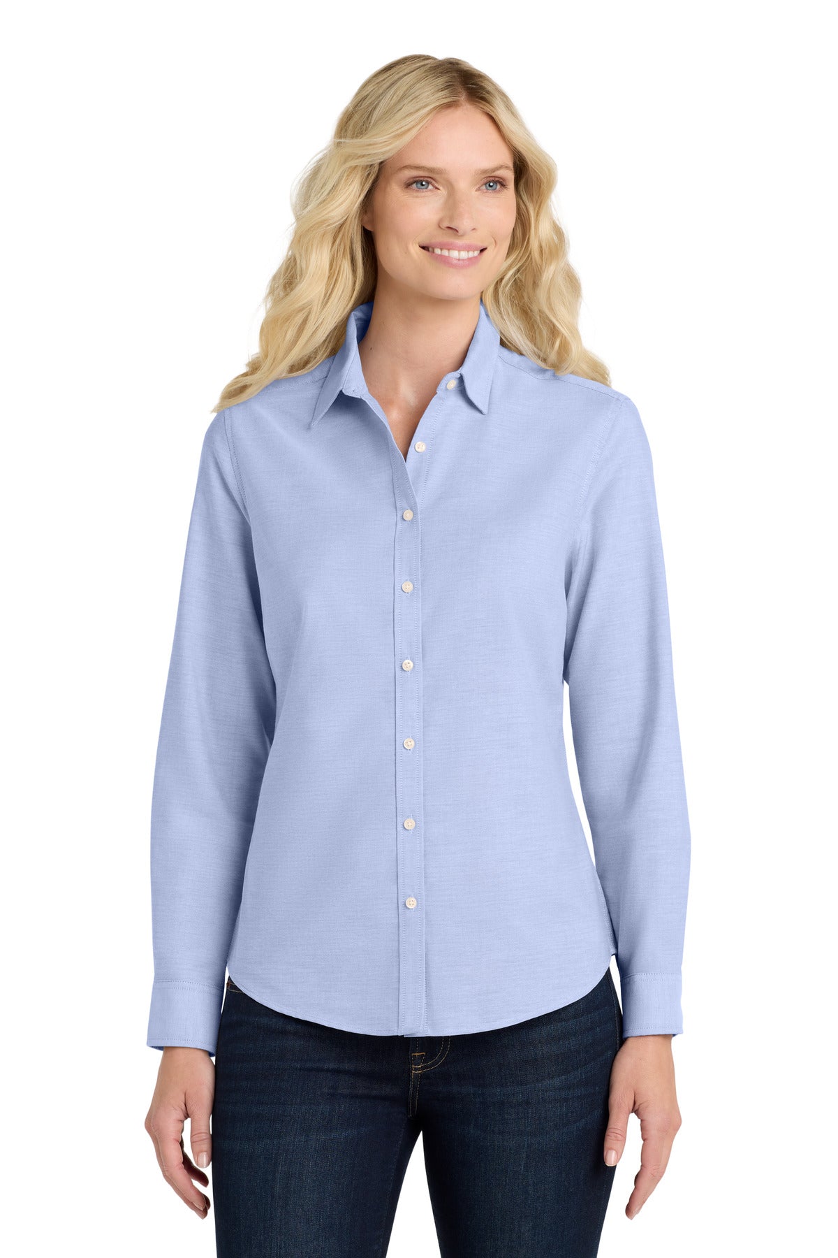 Port Authority ® Women's SuperPro ™ Oxford Shirt. L658 - Port Authority L658