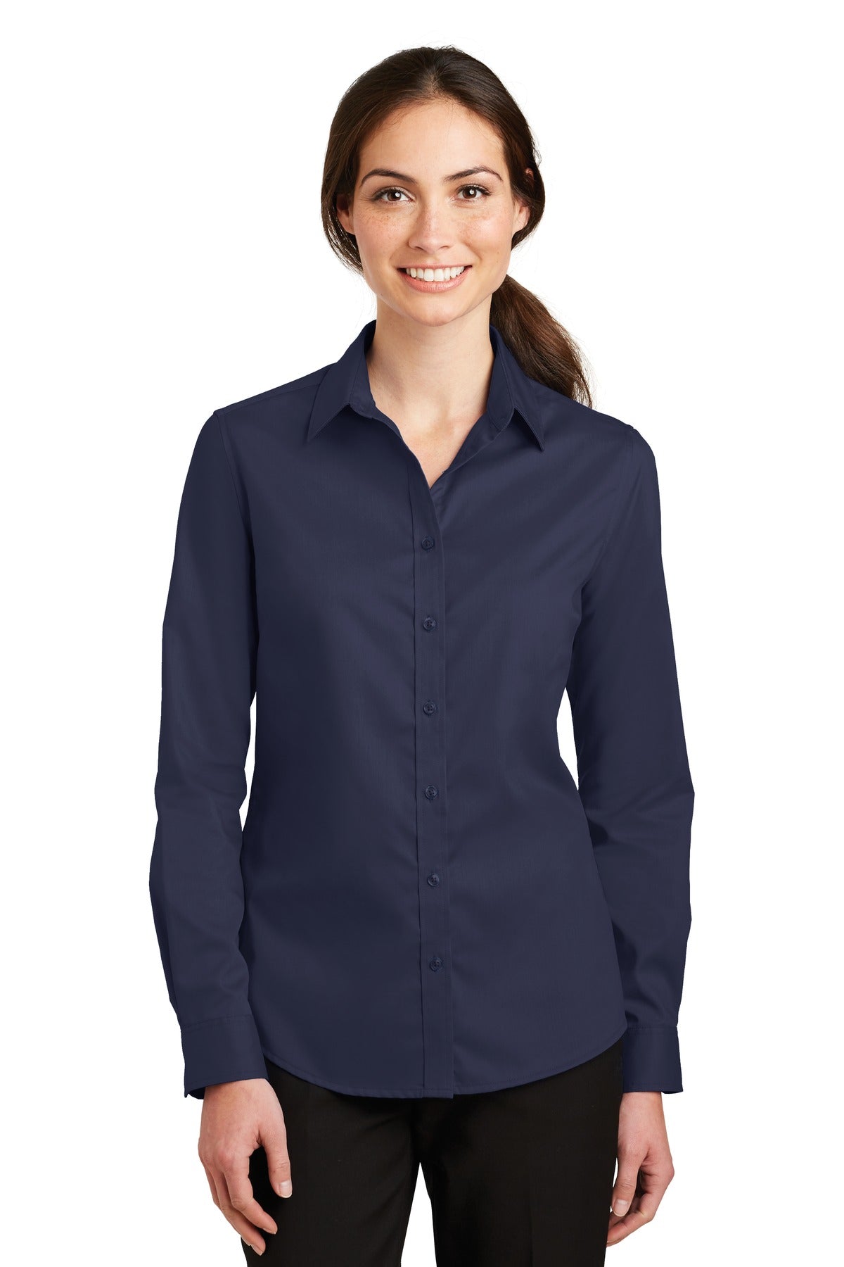 Port Authority L663 Women's SuperPro Twill Shirt