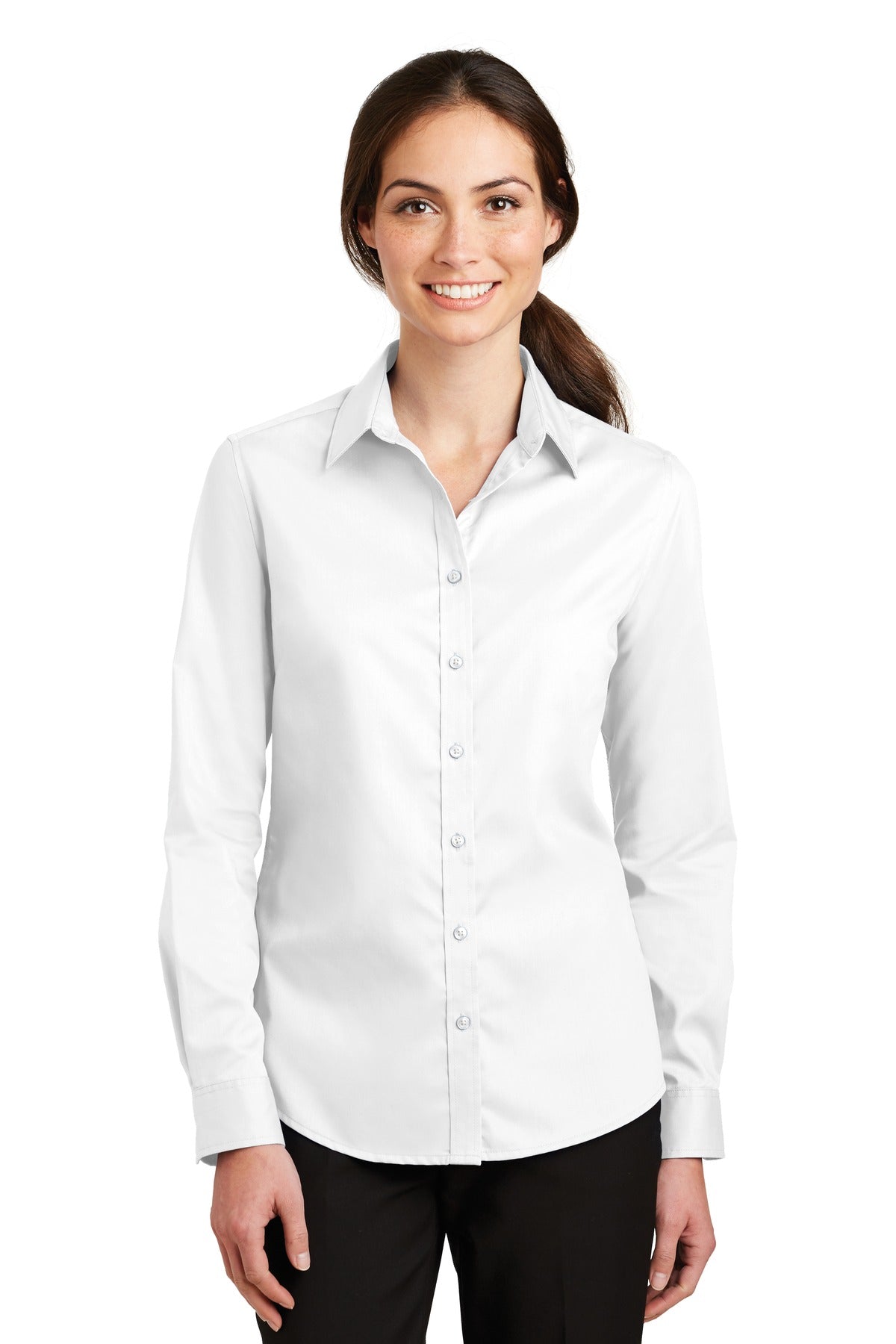 Port Authority L663 Women's SuperPro Twill Shirt